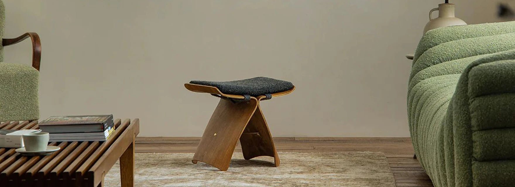 Stools | Handcrafted Wood, Rattan & Leather