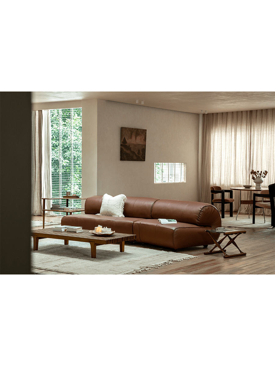 Wave Nappa Leather Sofa - ZM Home