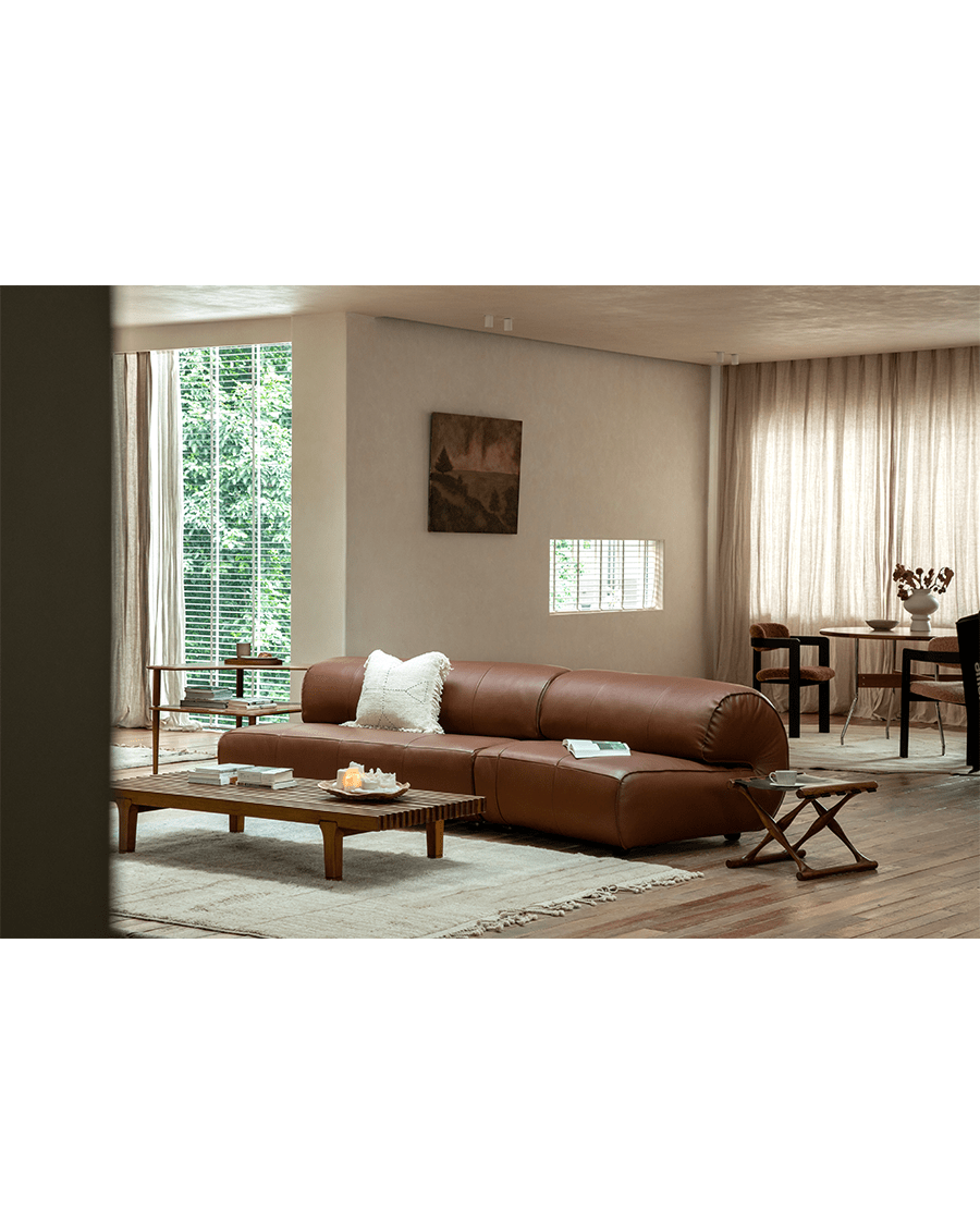 Wave Nappa Leather Sofa - ZM Home
