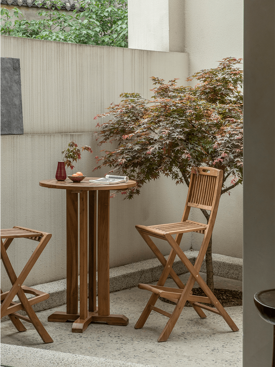 Outdoor Bar Chair and Table Set - ZM Home
