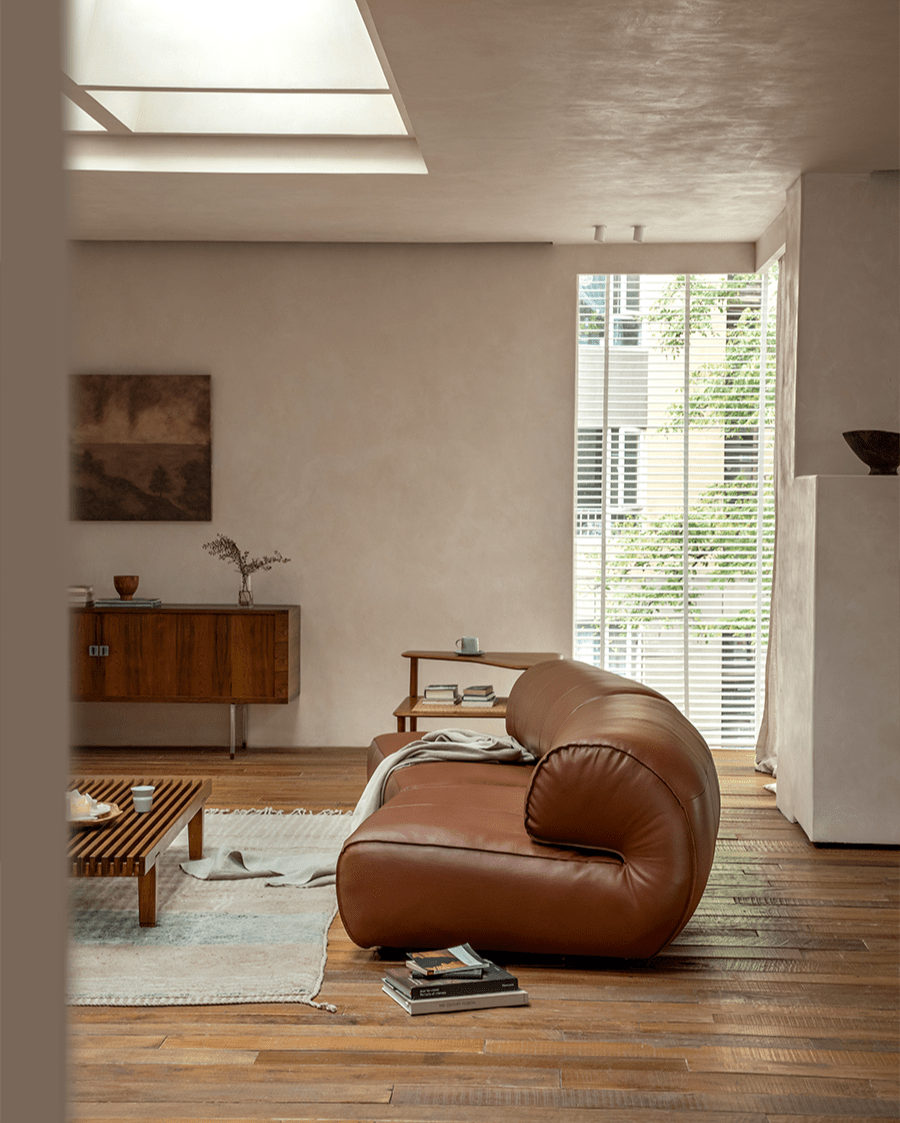 Wave Nappa Leather Sofa - ZM Home