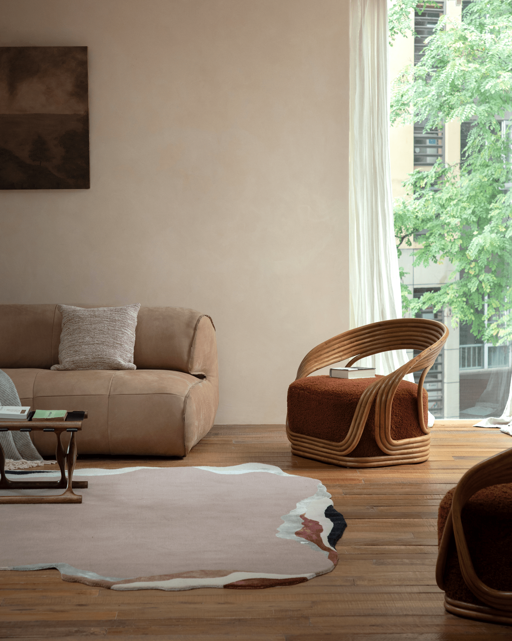 Undina Rattan Lounge Chair - ZM Home