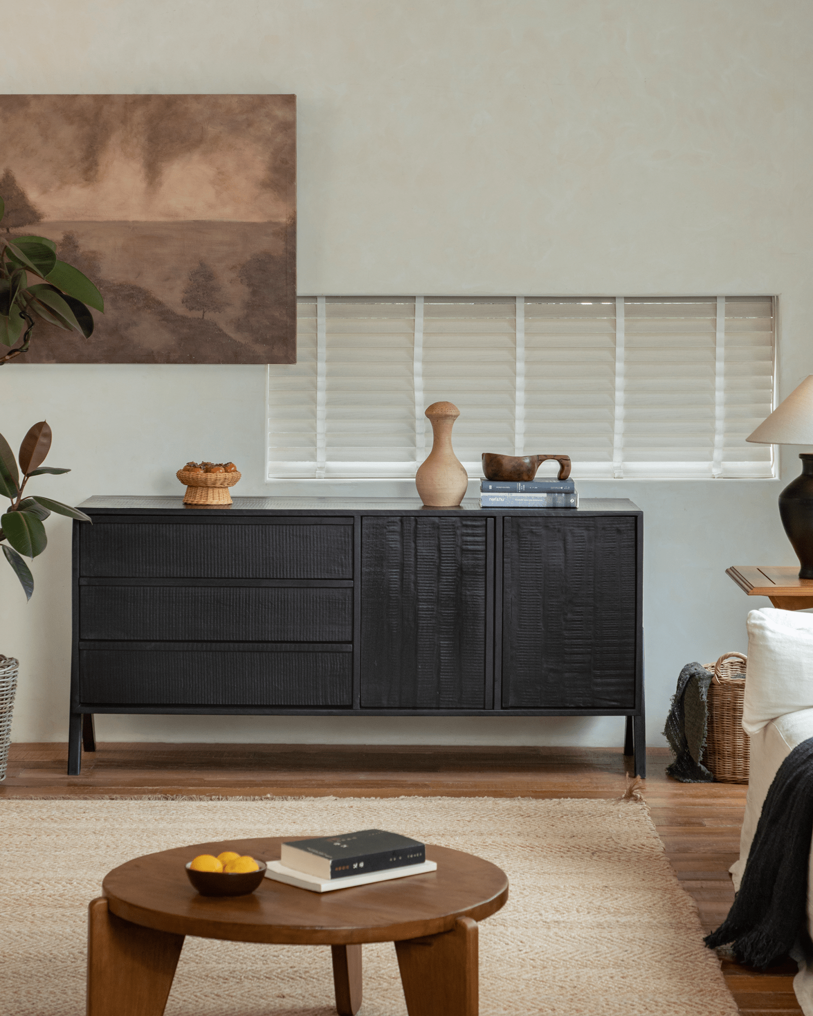 NO.32 Black Sideboard - ZM Home