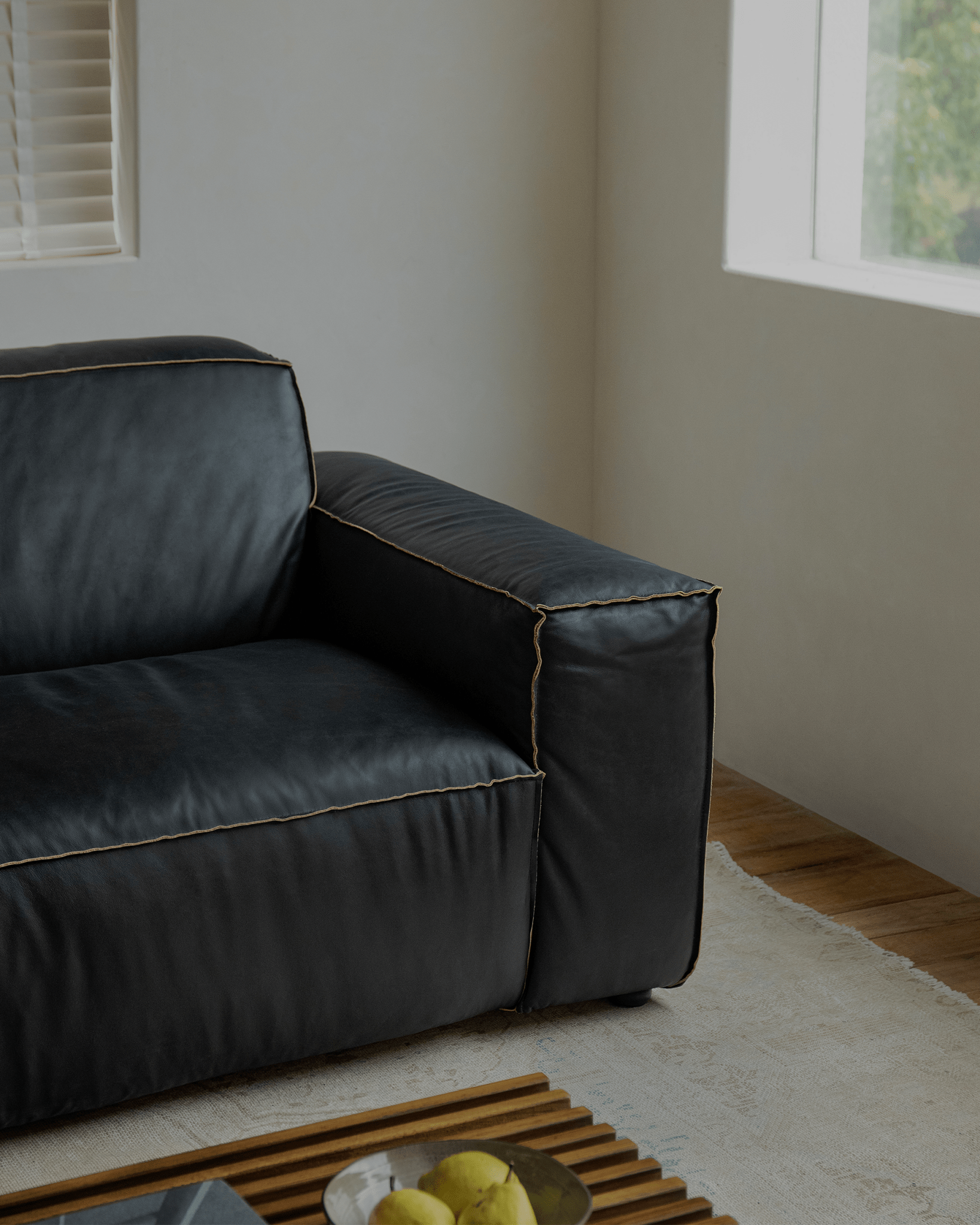 Botan Leather Sectional Sofa - ZM Home