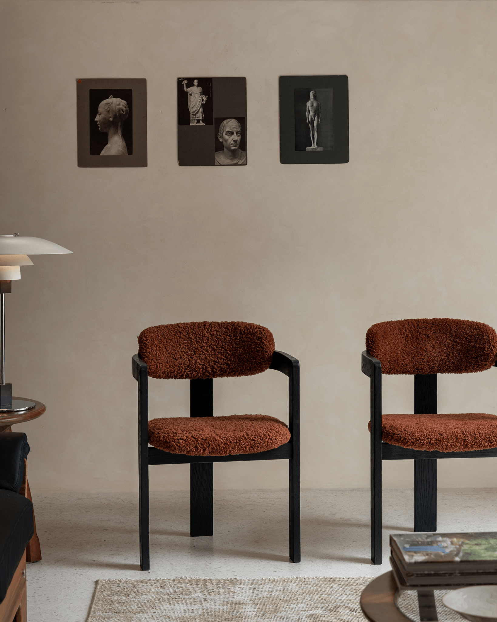Pamplona Shearling Chair - ZM Home