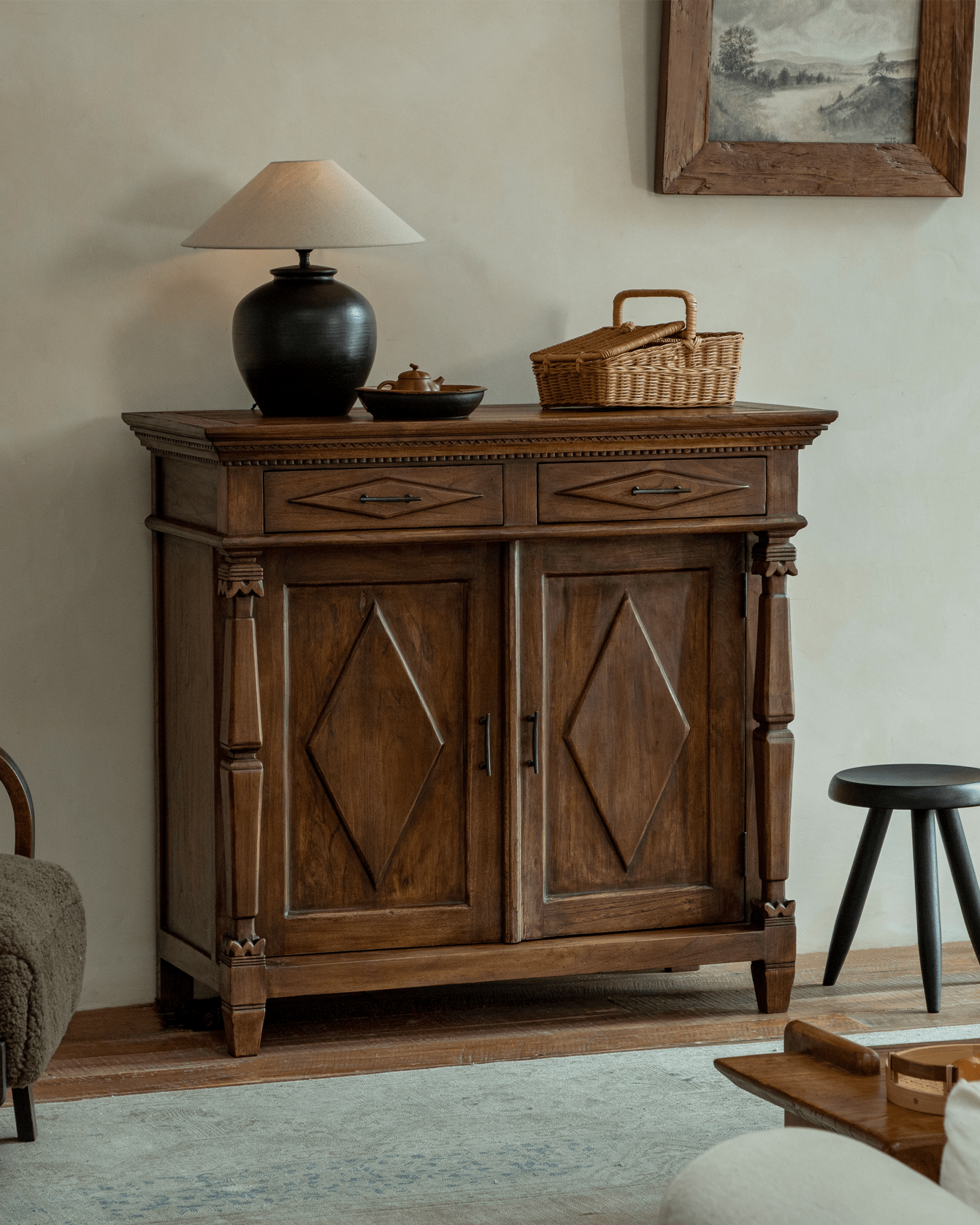 Victoria Teak Cabinet - ZM Home
