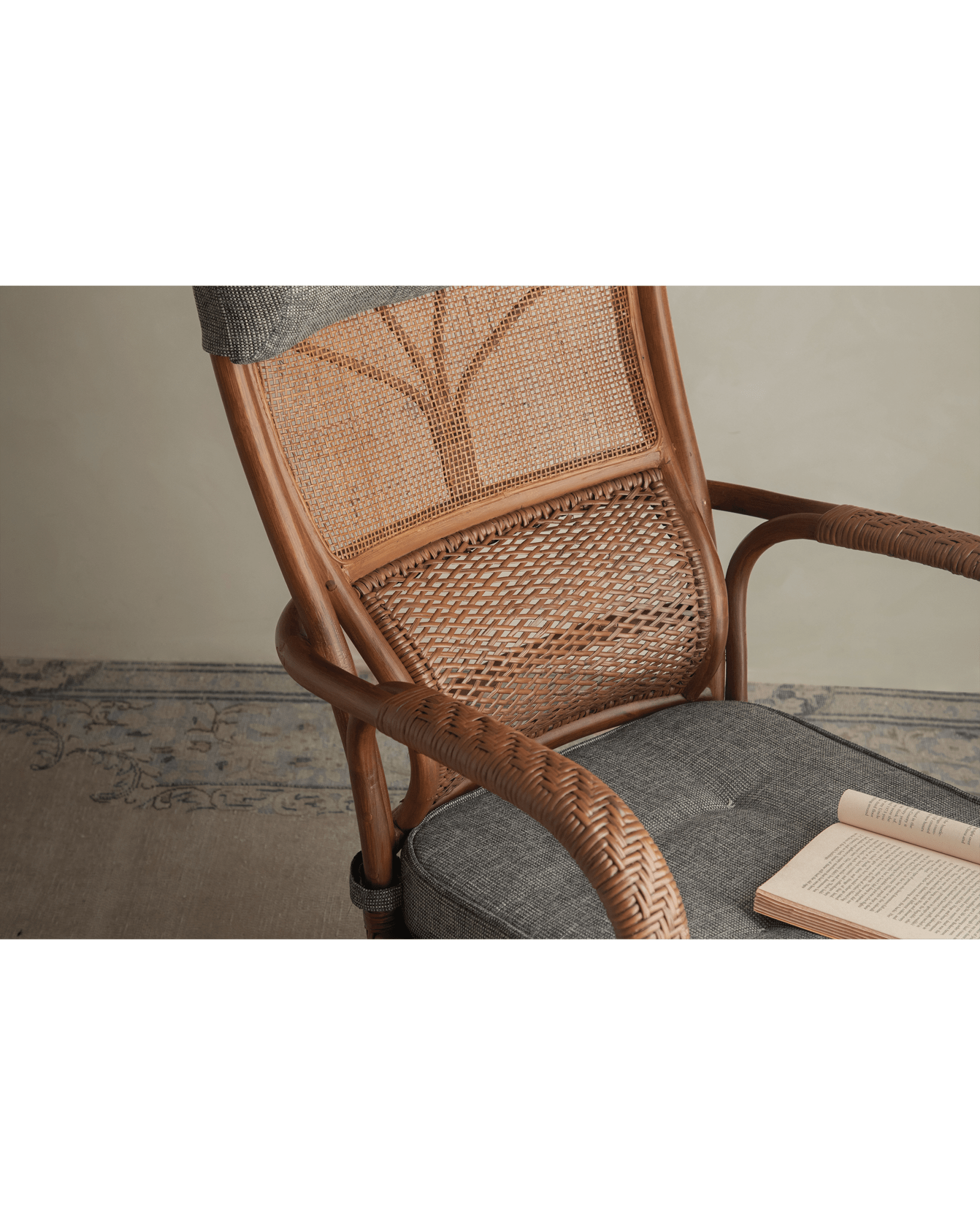 Gakusha Rattan Swivel Chair - ZM Home
