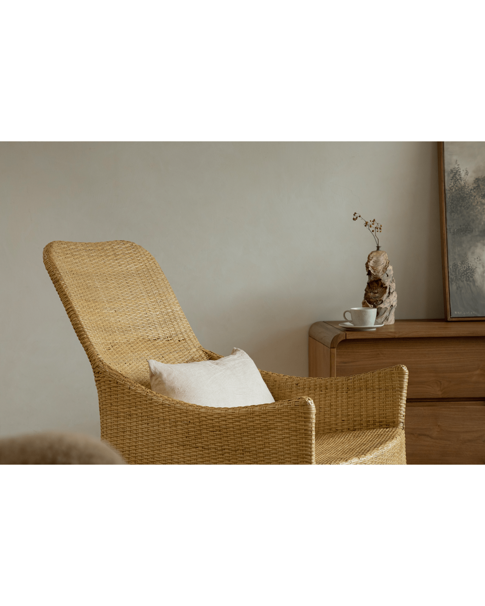 Slide Rattan Lounge Chair - ZM Home