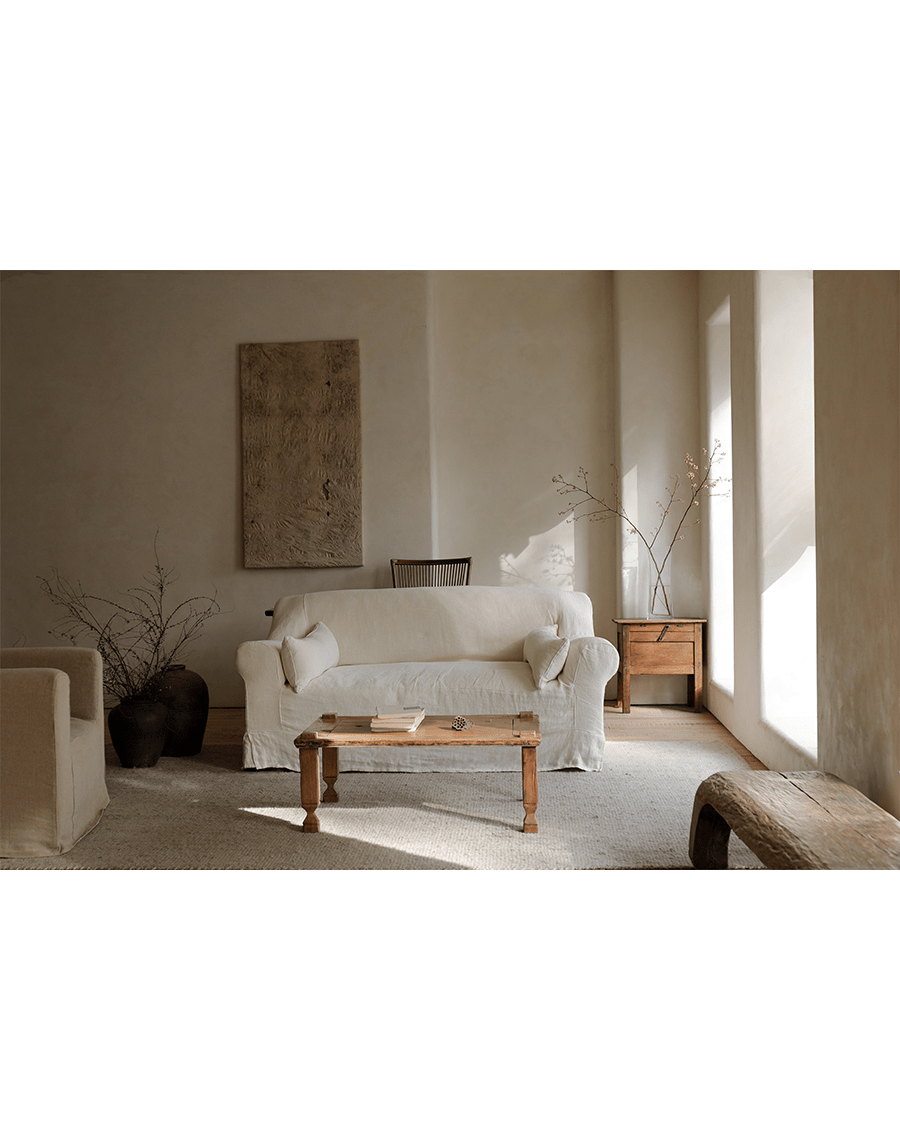 Russell Slipcovered Sofa - ZM Home