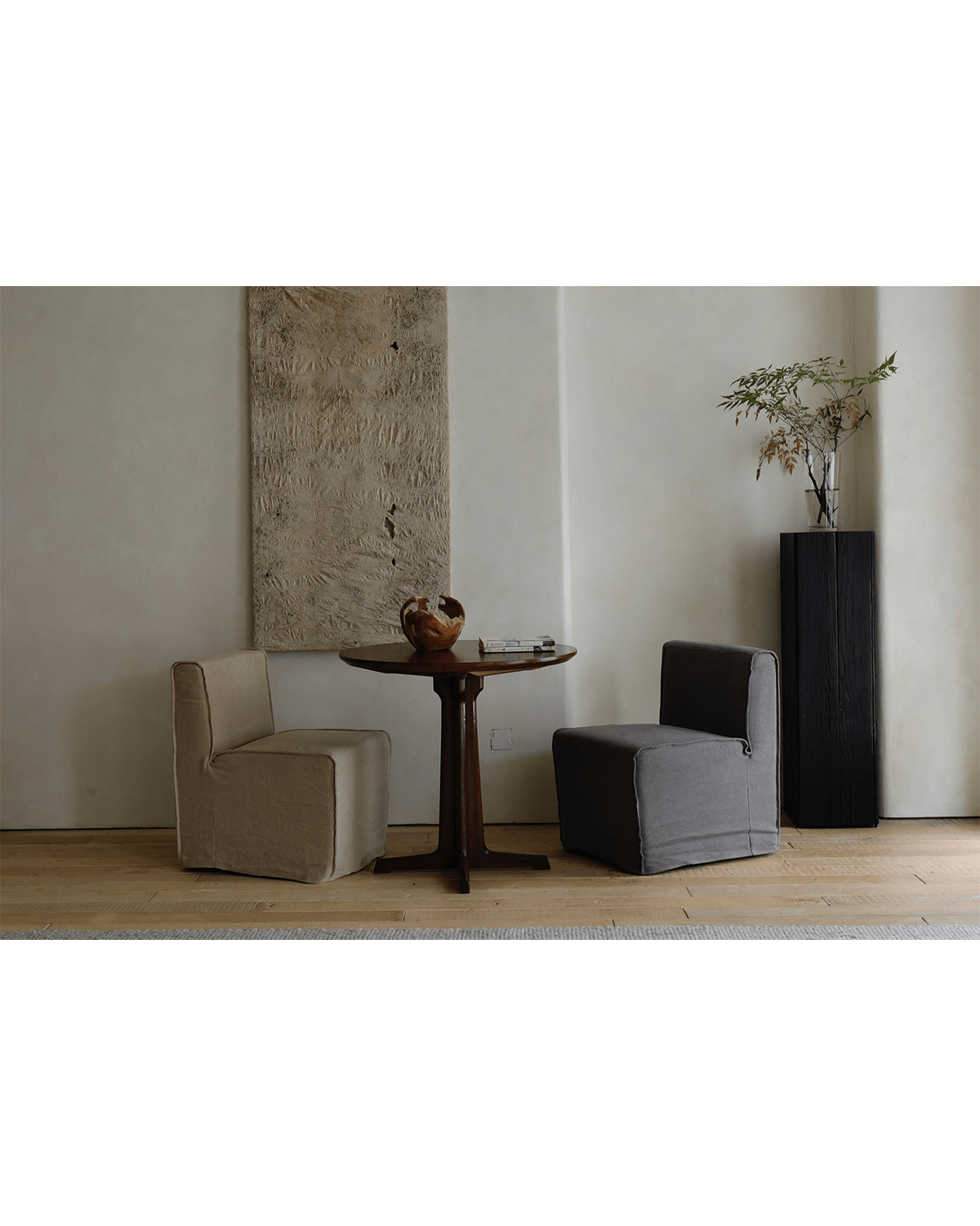Castor Slipcover Sofa Chair - ZM Home