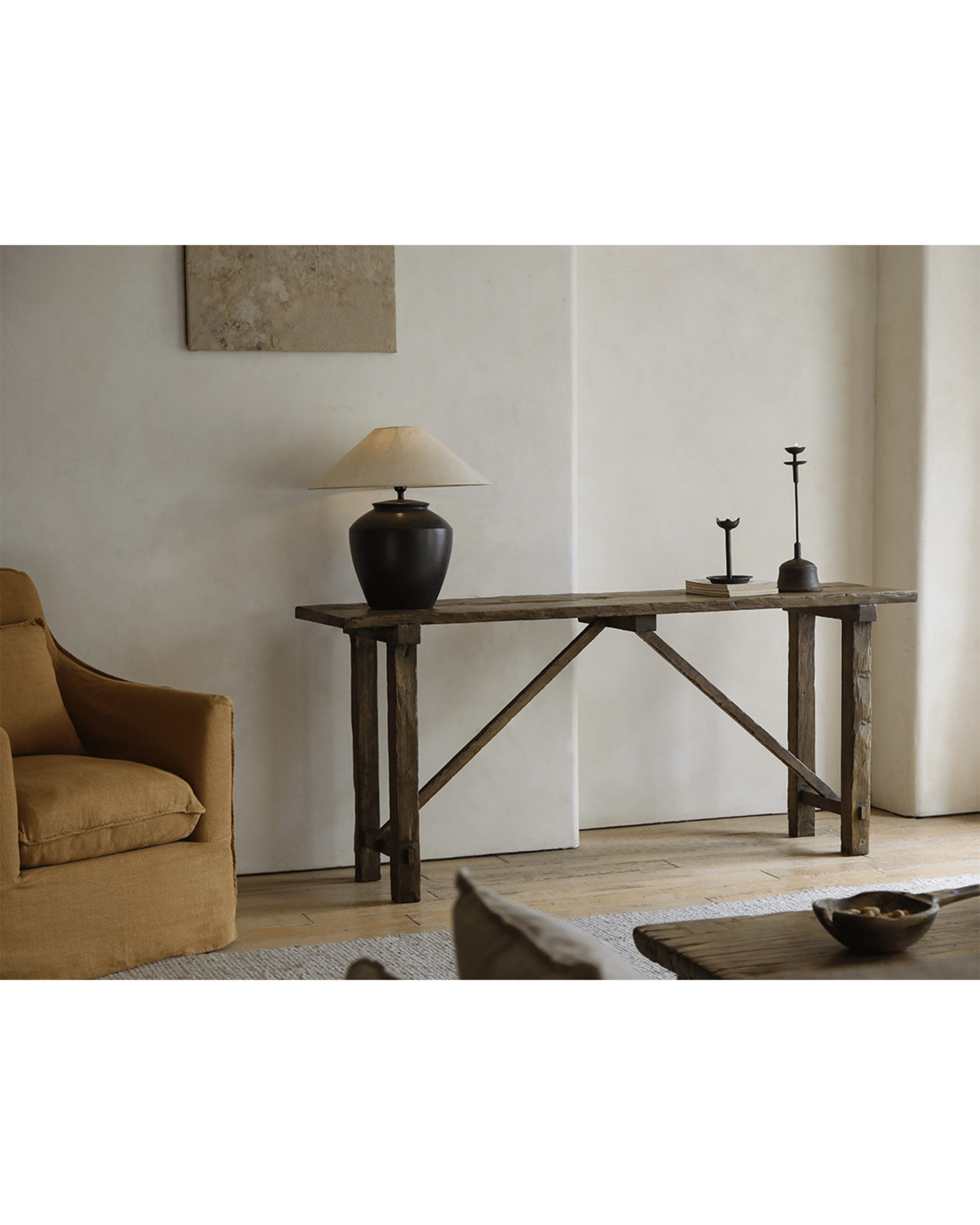 K - Shaped Console Table - ZM Home