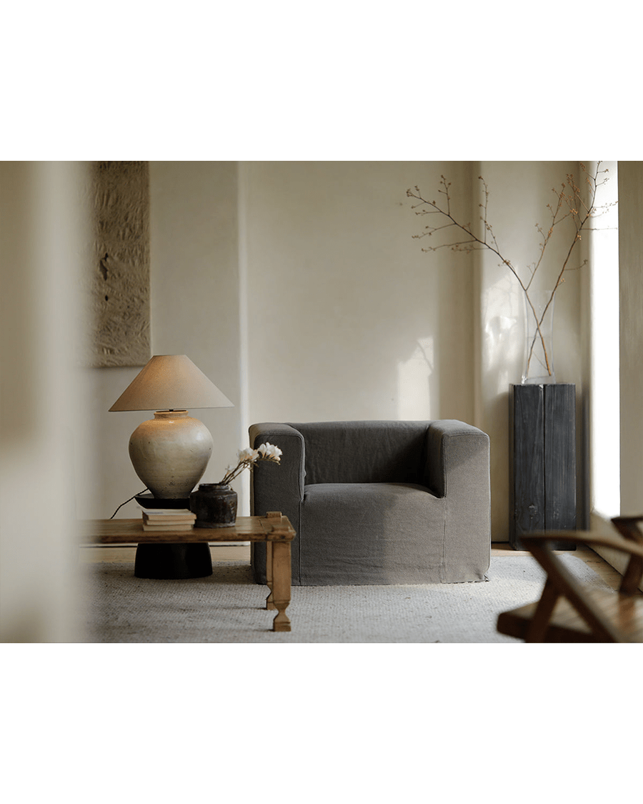 Lea Slipcover Armchair - ZM Home