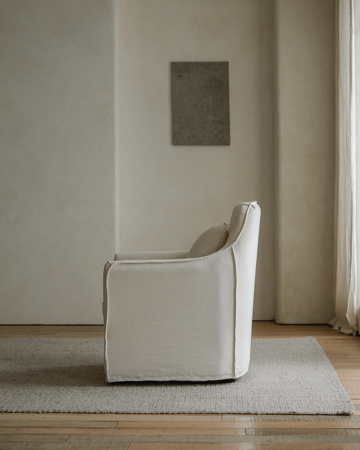Sola Slipcovered Armchair - ZM Home