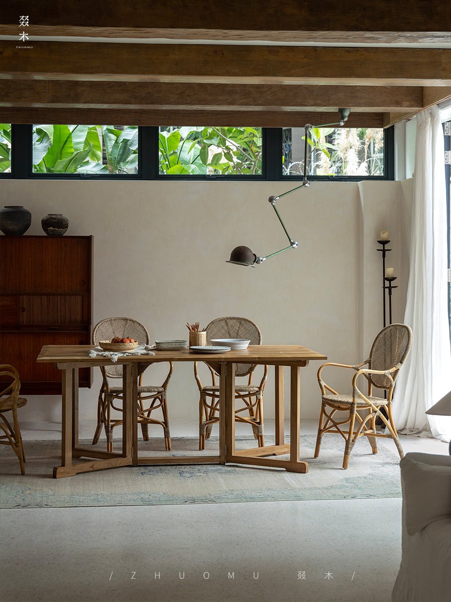 Outdoor Frame Folding Table - ZM Home