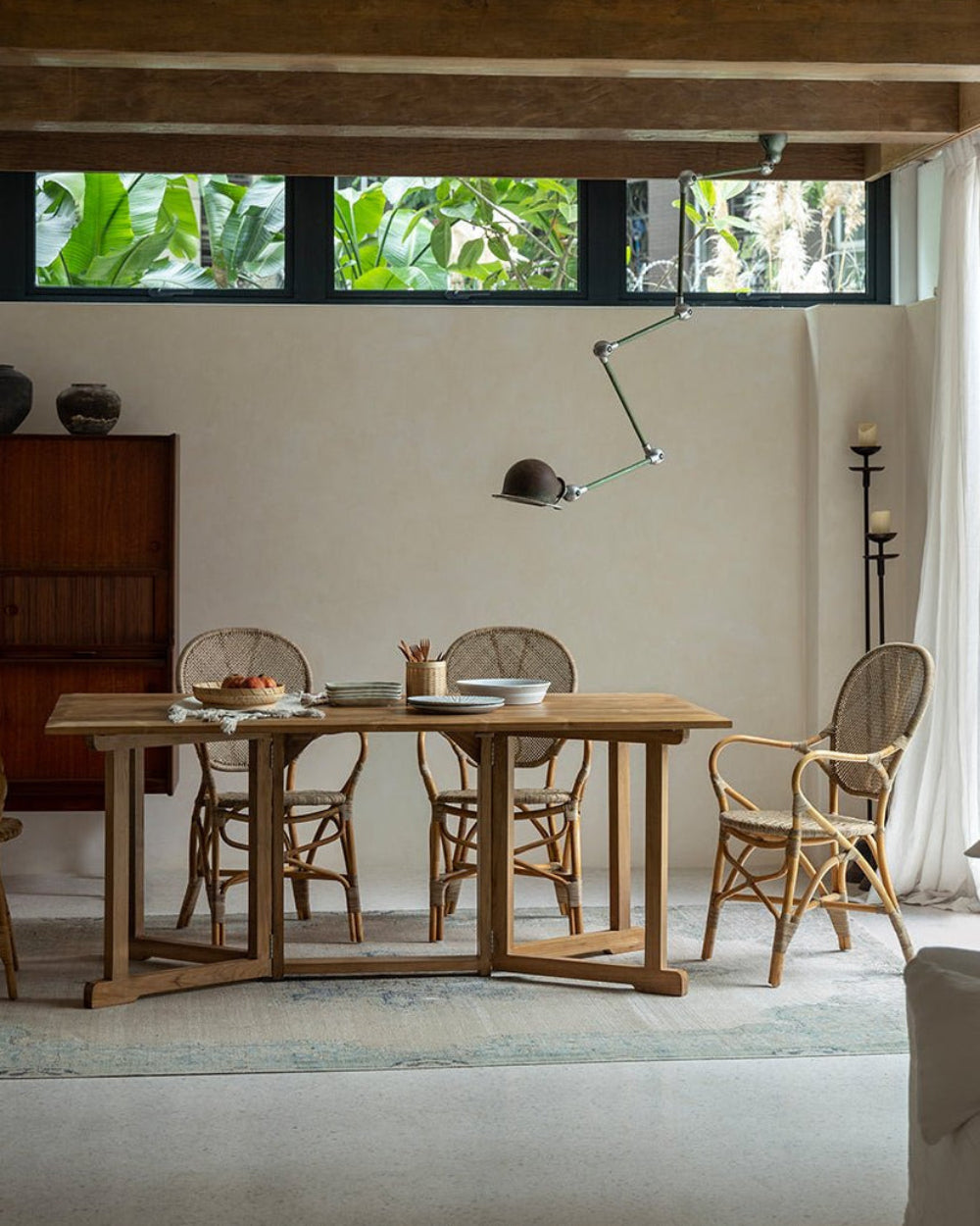 Outdoor Frame Folding Table - ZM Home