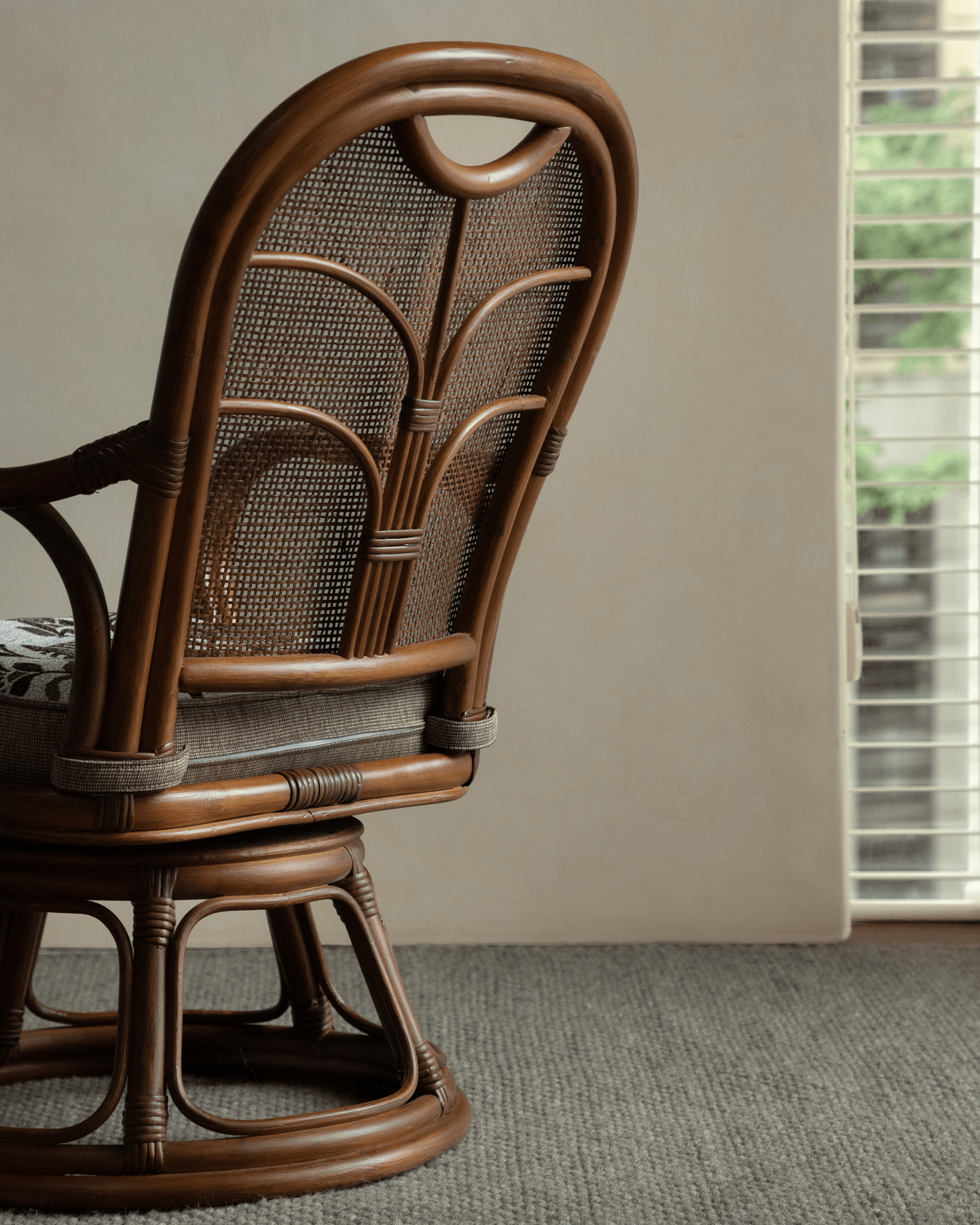 Ray Mini Rattan Swivel Chair - ZM Home