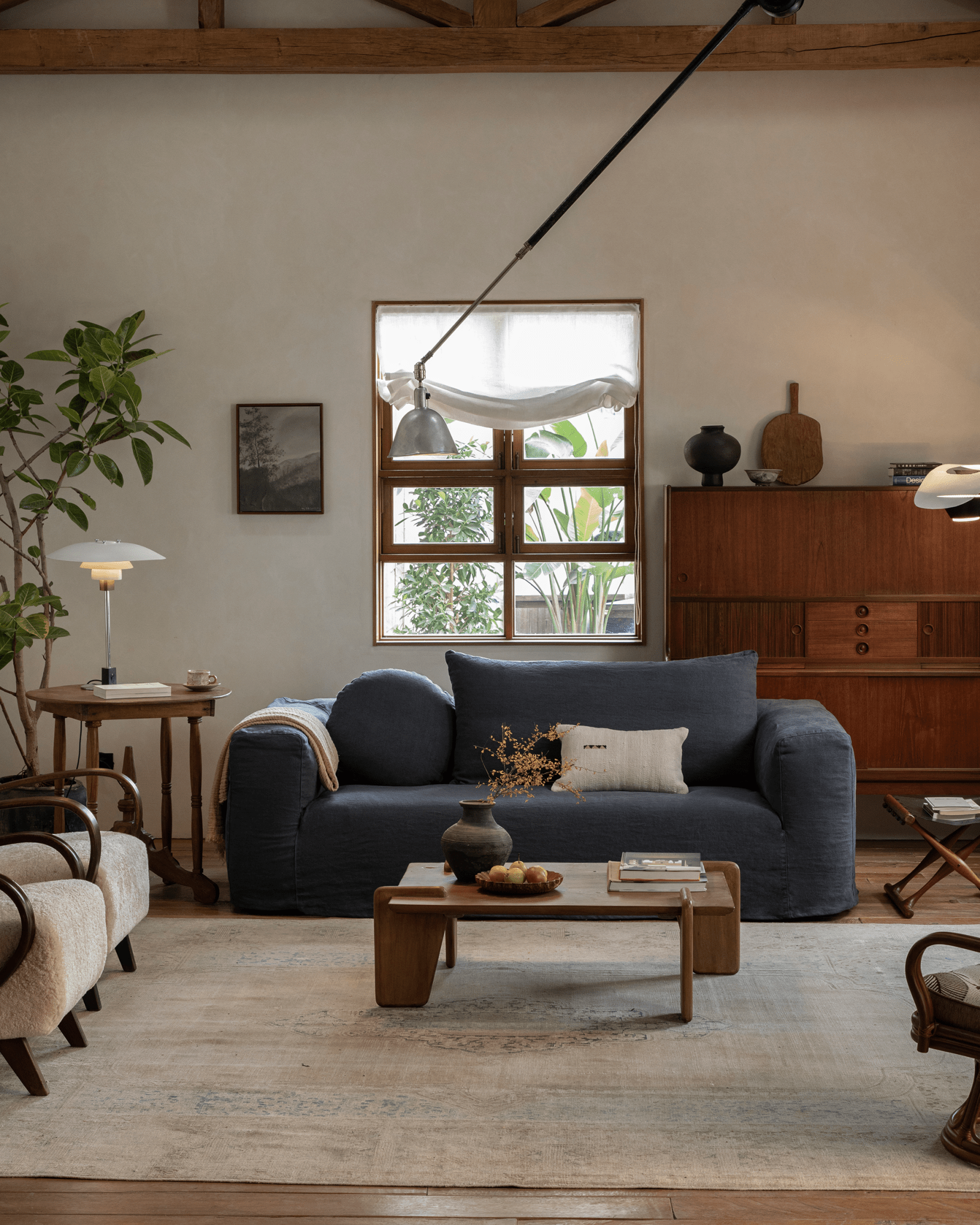Domu Natural Slipcover Sofa - ZM Home