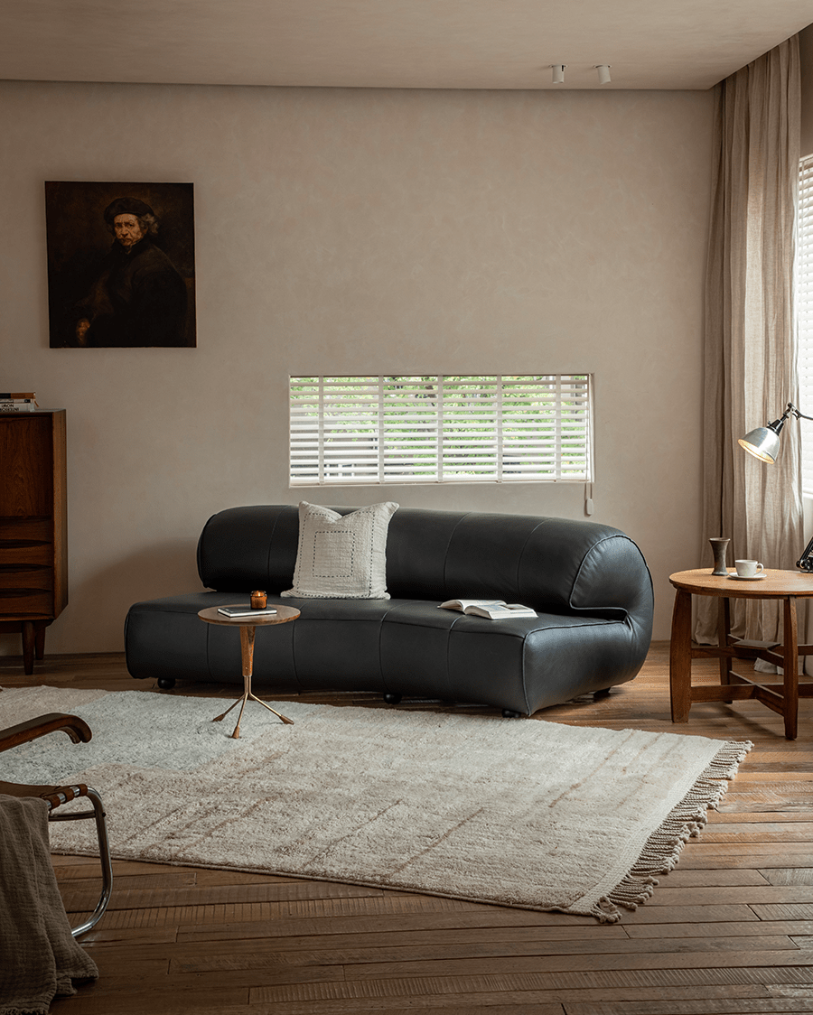 Wave Nappa Leather Sofa - ZM Home