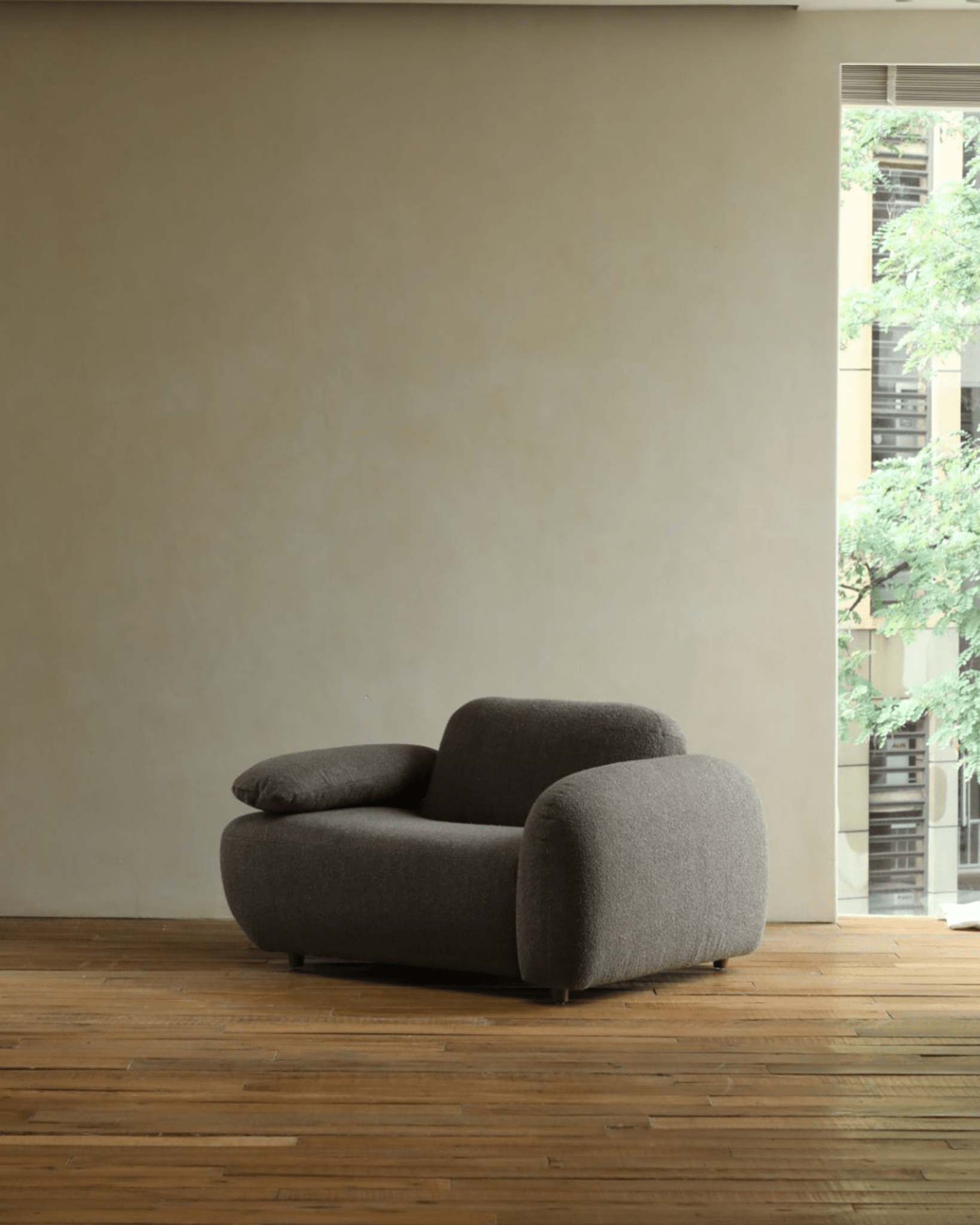 Gestein Bouclé Armchair - ZM Home