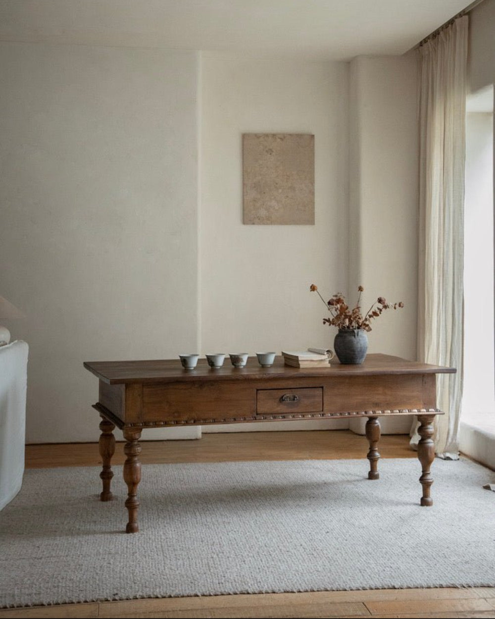 Indonesian Vintage Teak Wood Tables - ZM Home