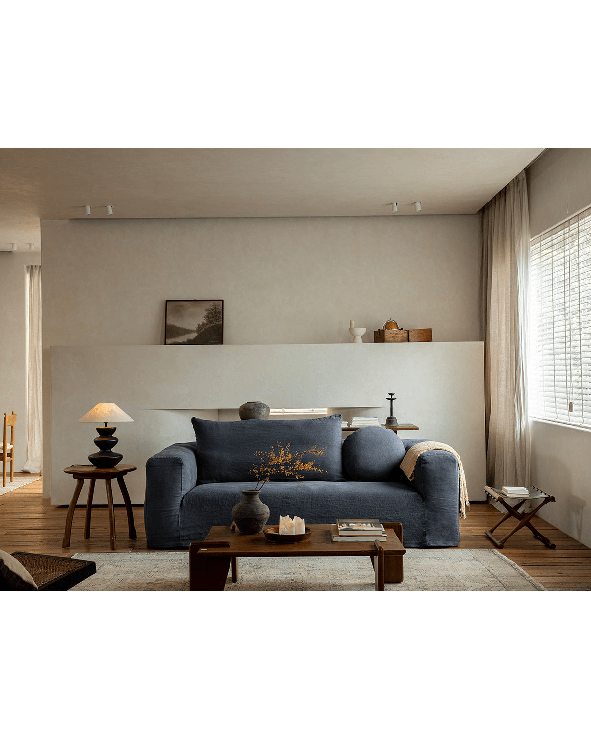 Domu Natural Slipcover Sofa - ZM Home