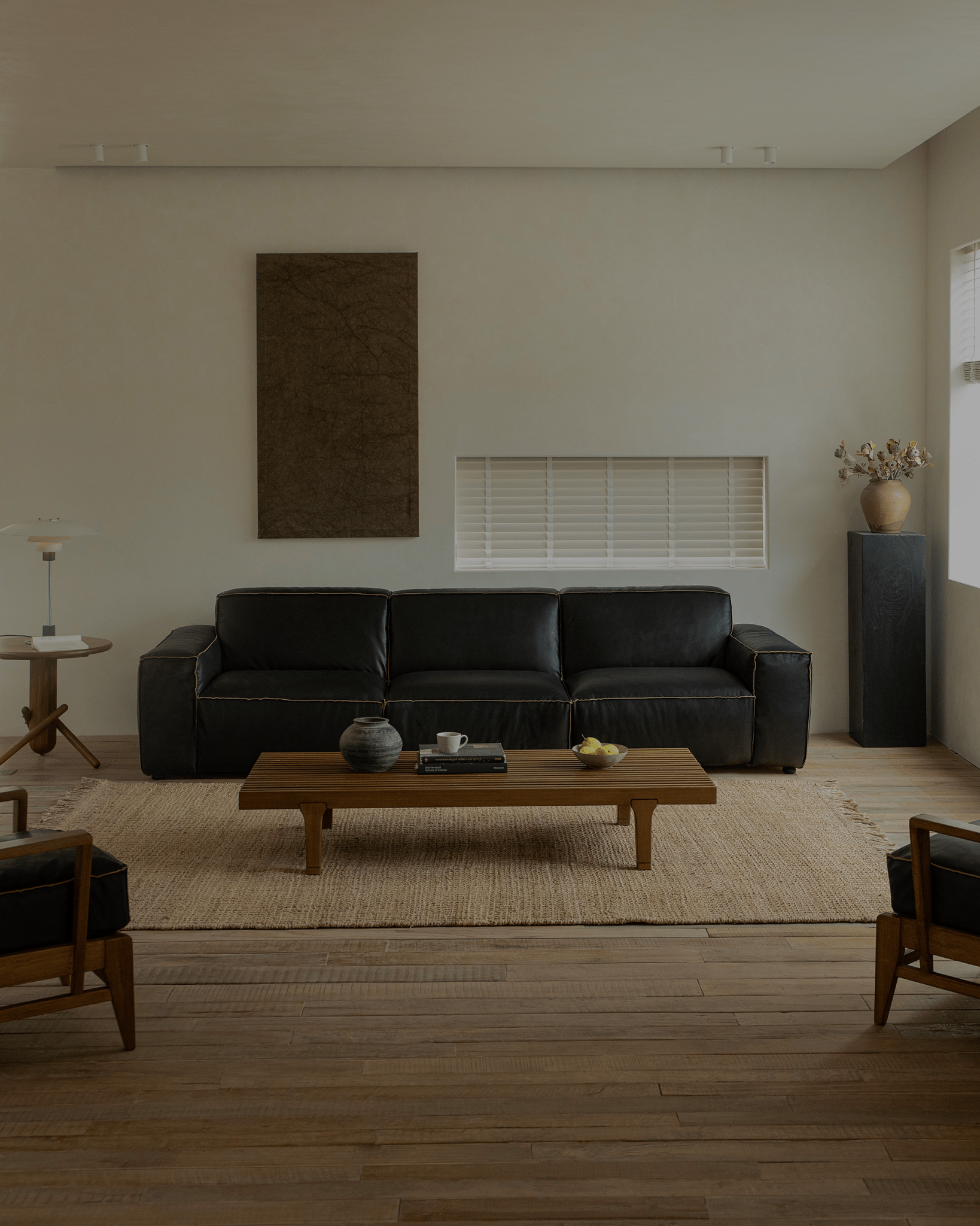 Botan Leather Sectional Sofa - ZM Home