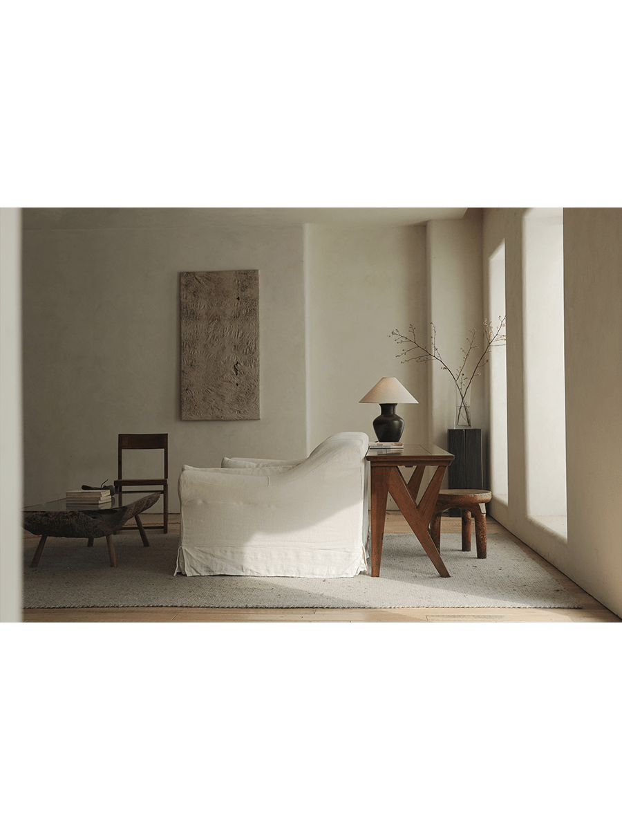 Russell Slipcovered Sofa - ZM Home