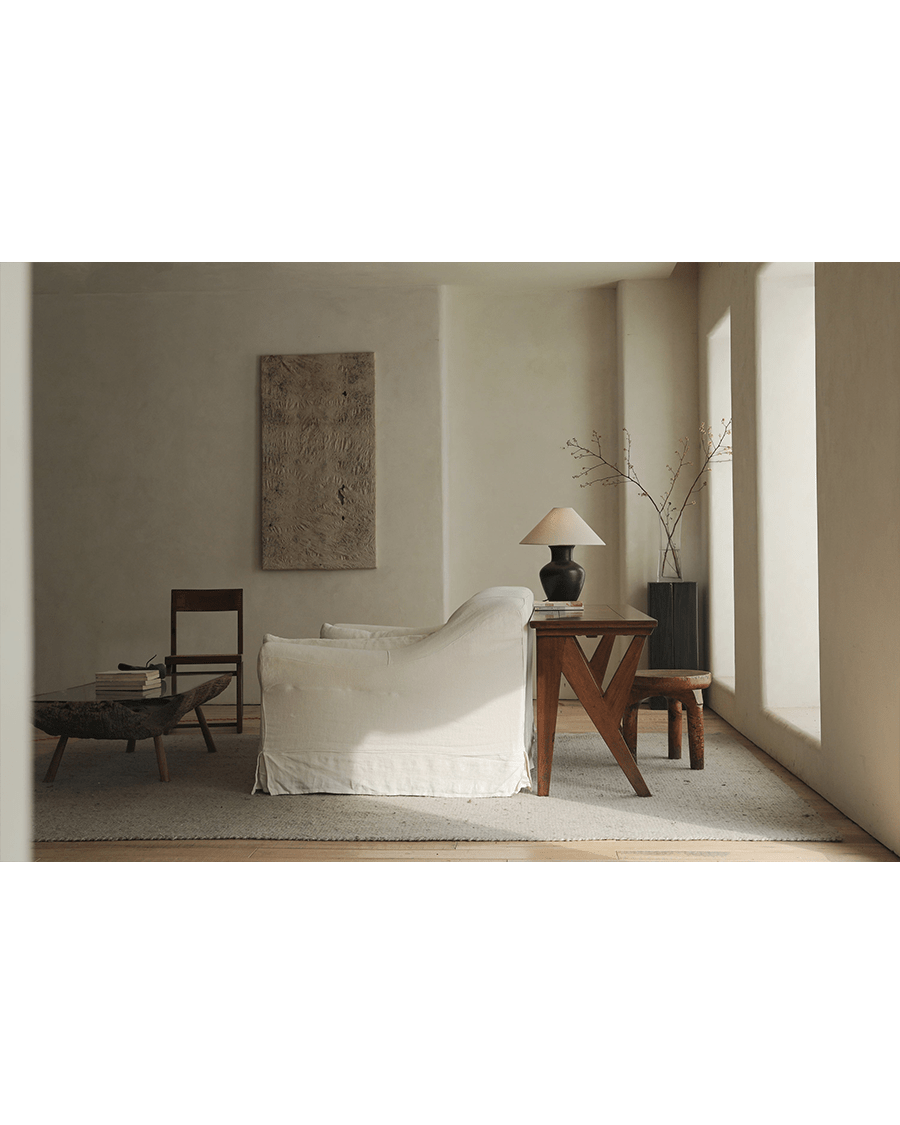 Russell Slipcovered Sofa - ZM Home