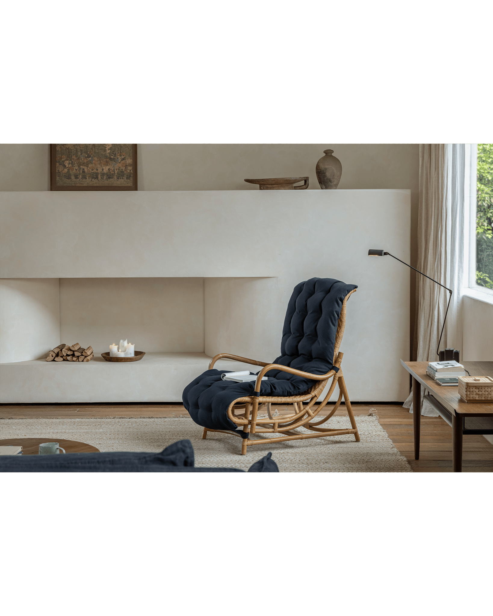Nalgae Rattan Lounge Chair - ZM Home
