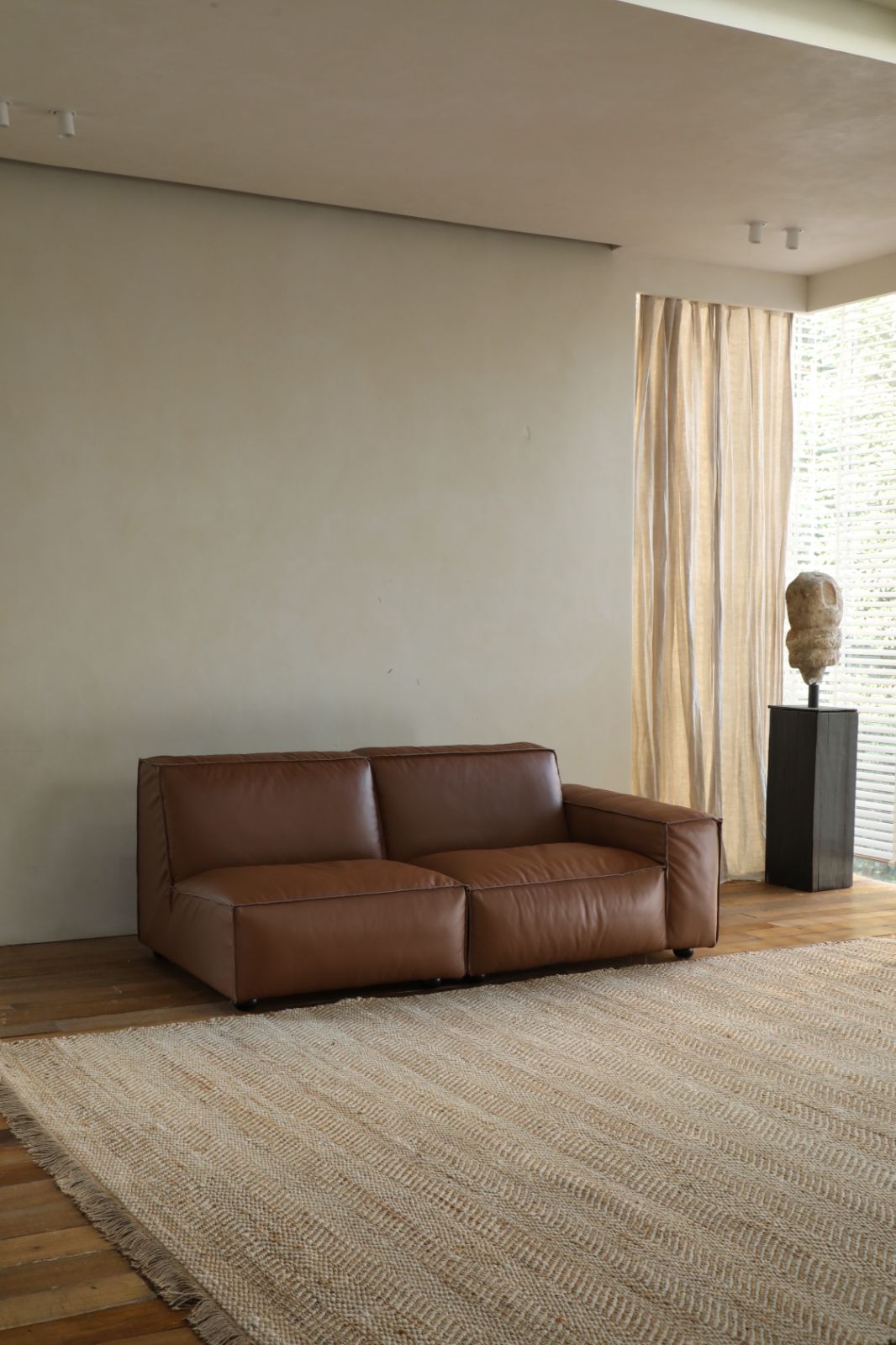 Botan Leather Sectional Sofa - ZM Home