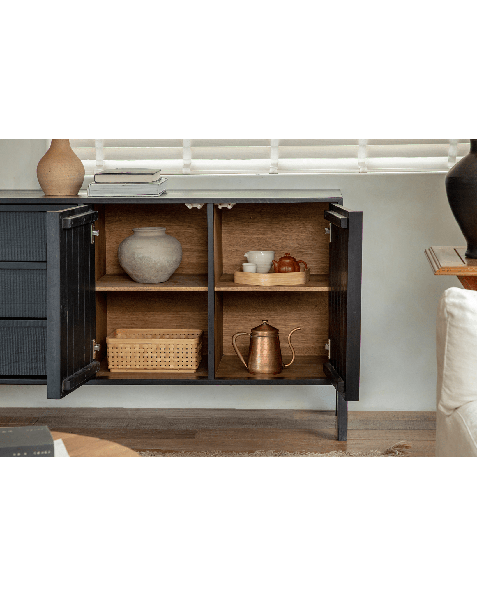 NO.32 Black Sideboard - ZM Home