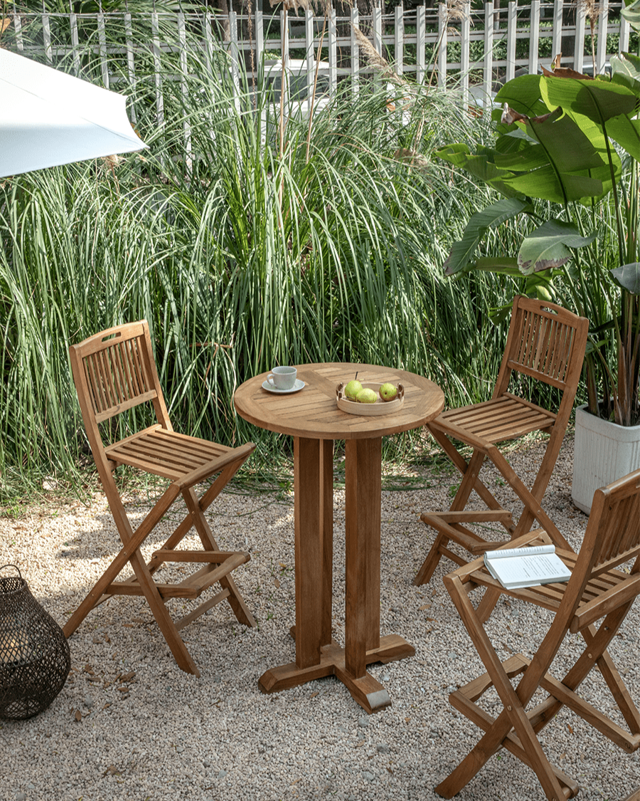 Outdoor Bar Chair and Table Set - ZM Home