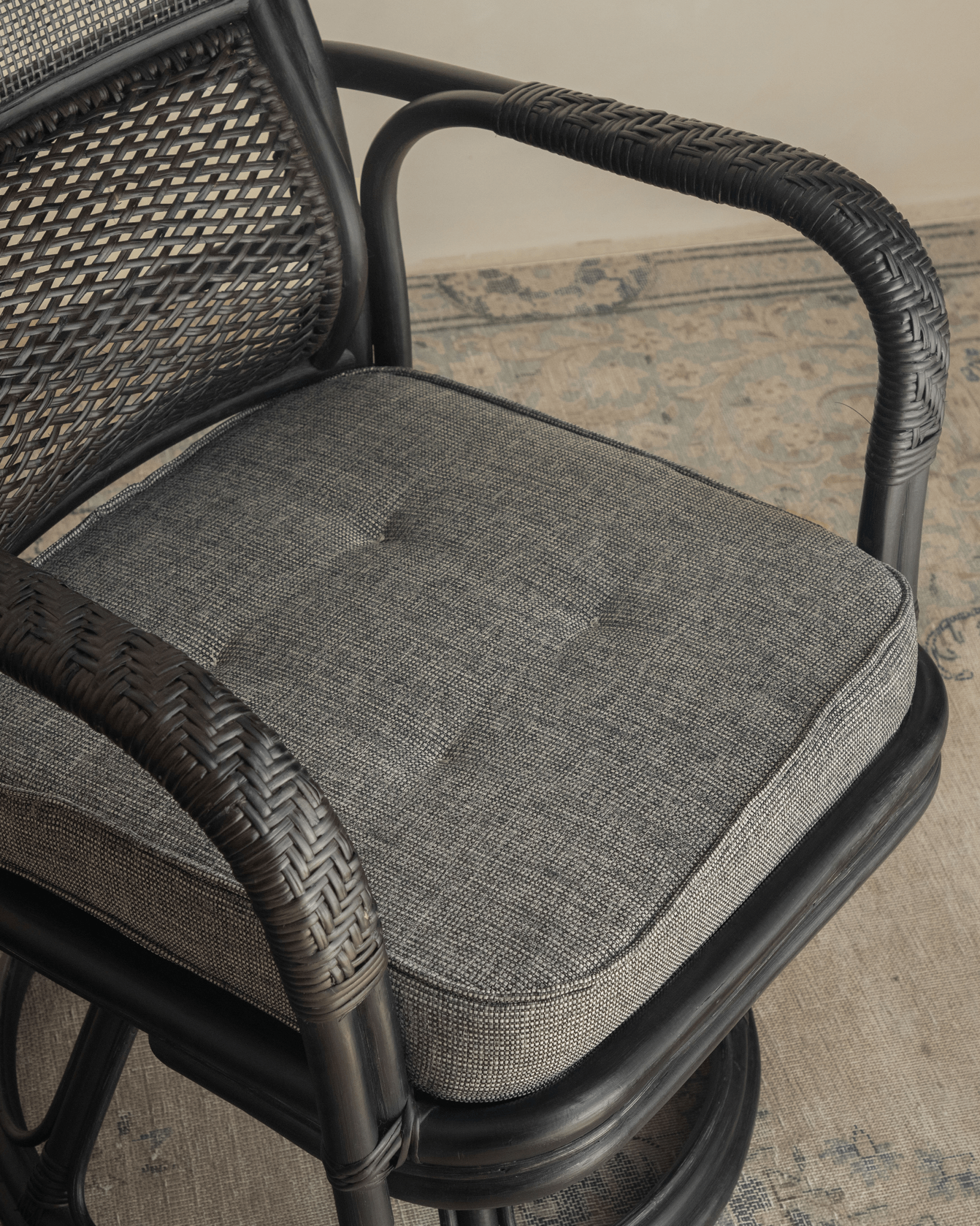 Gakusha Rattan Swivel Chair - ZM Home