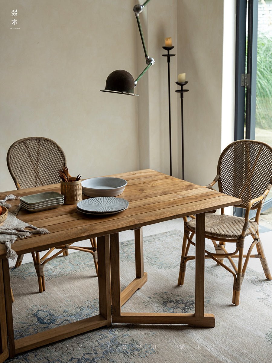 Outdoor Frame Folding Table - ZM Home