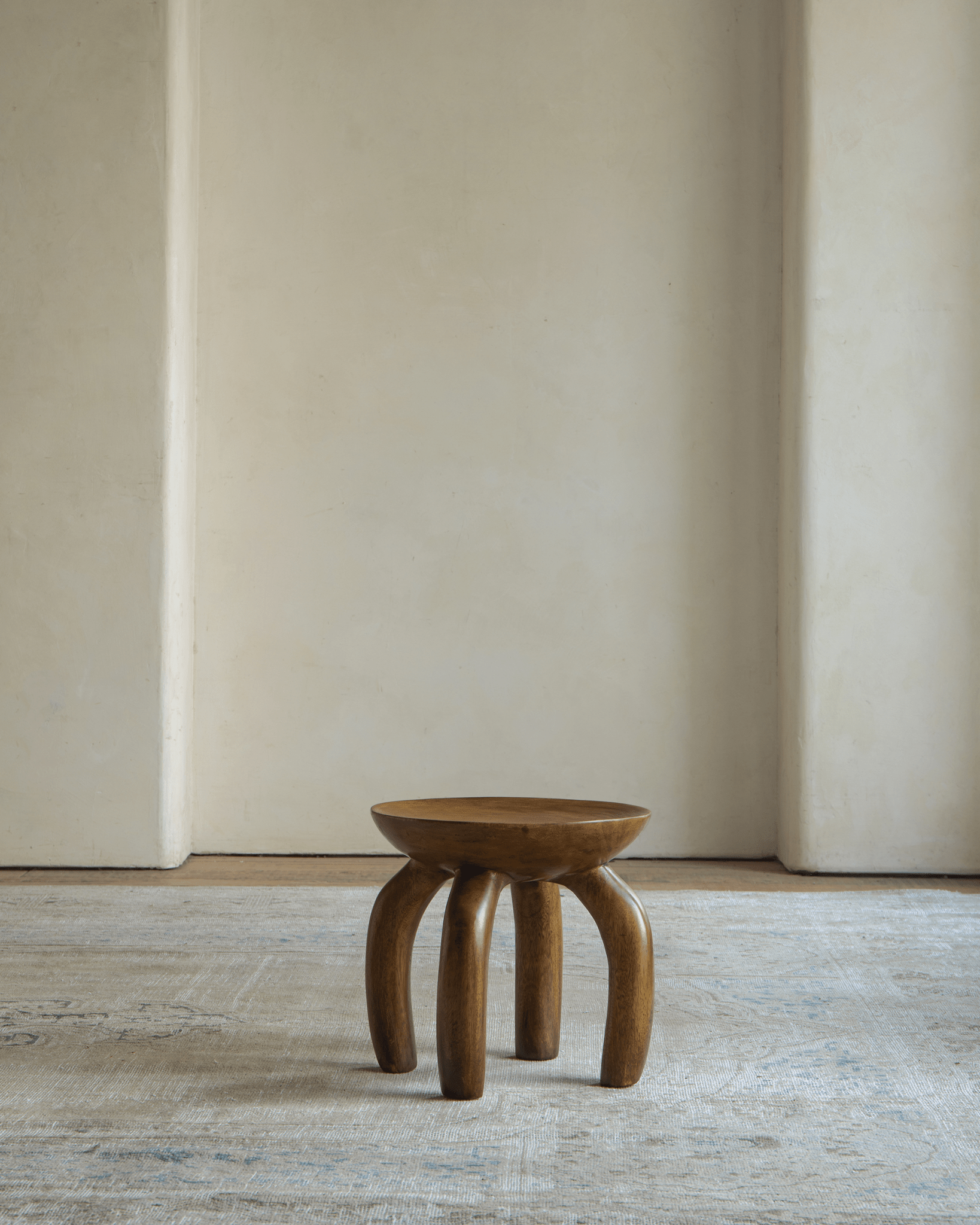 Jelly Stool - Handcrafted solid wood stool, elegant design for living room furniture