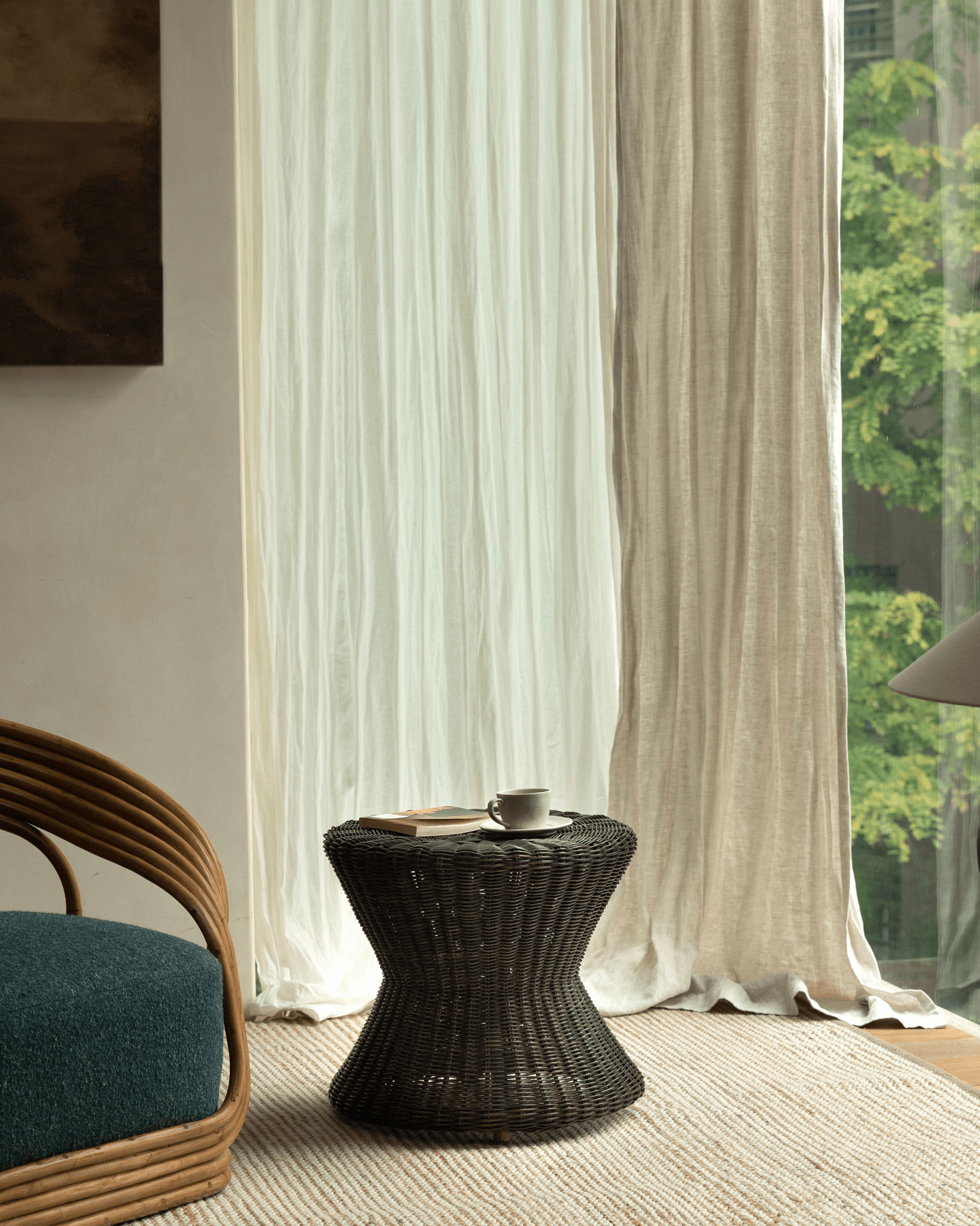 Bongo Rattan Side Table - ZM Home