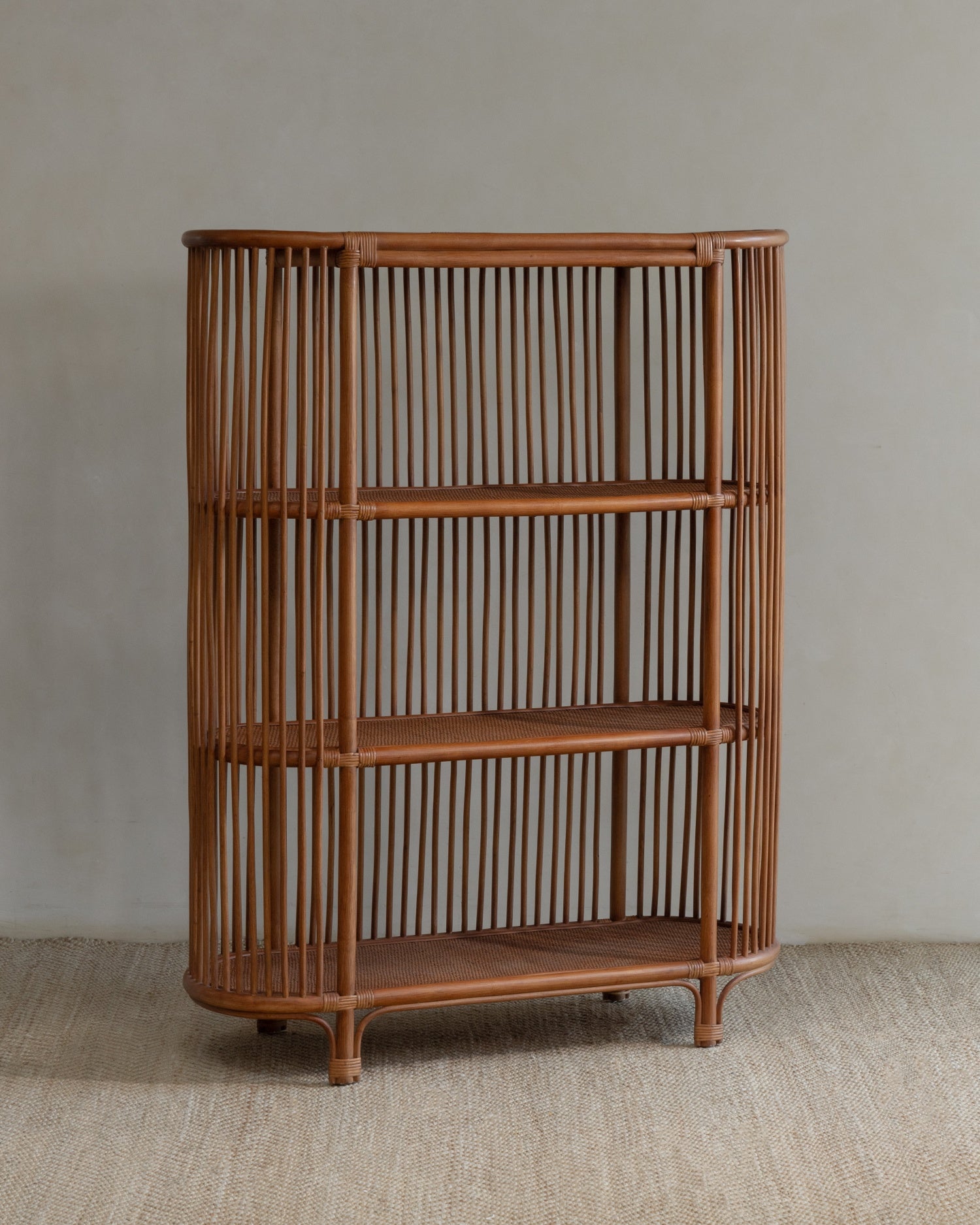 Olin Rattan Display Shelf