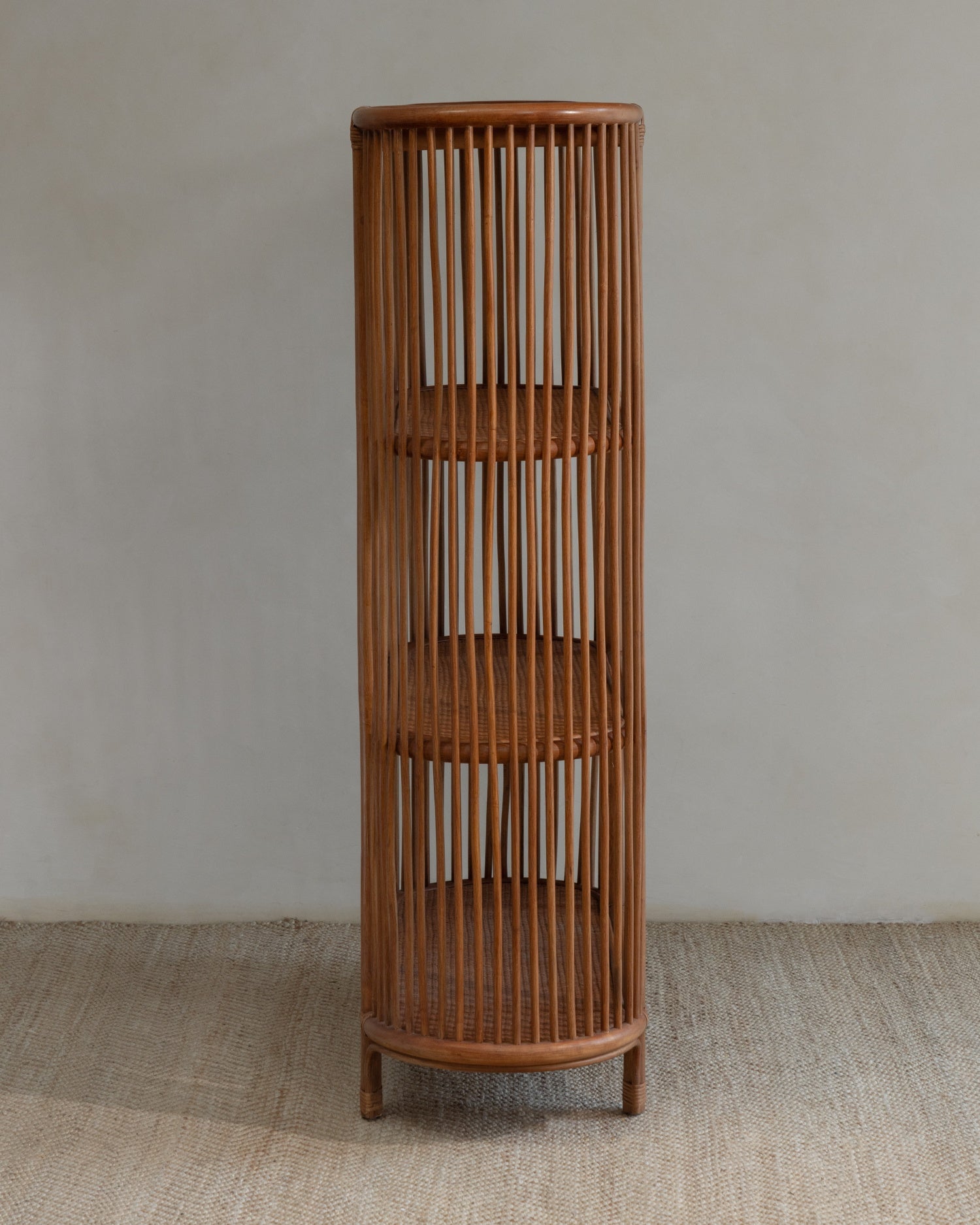 Olin Rattan Display Shelf
