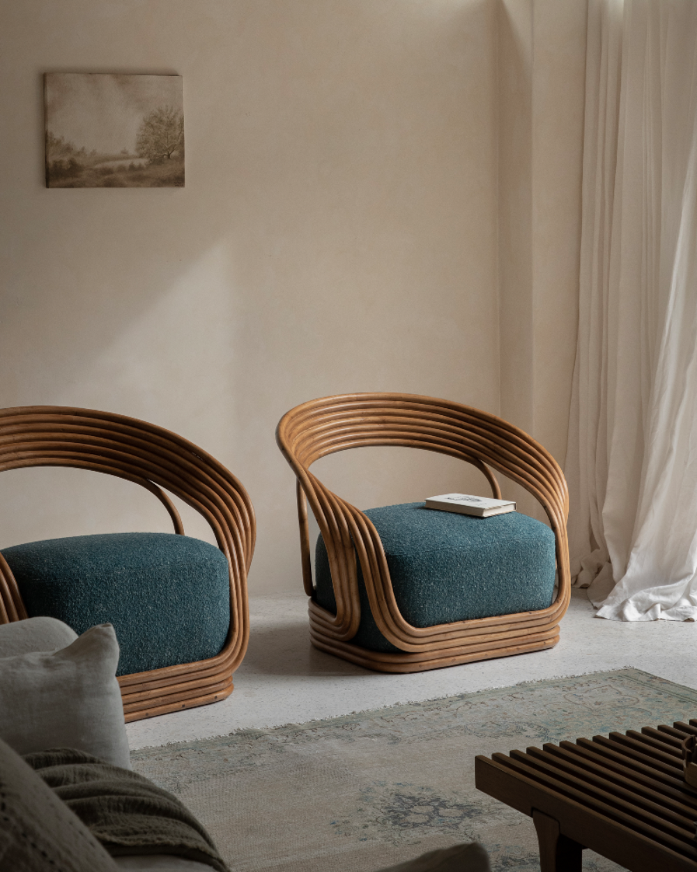 Undina Rattan Lounge Chair - ZM Home