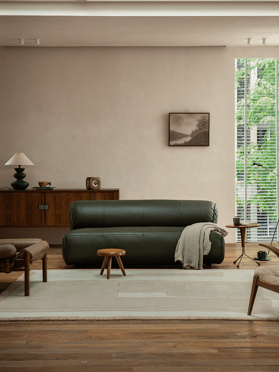 Wave Nappa Leather Sofa - ZM Home