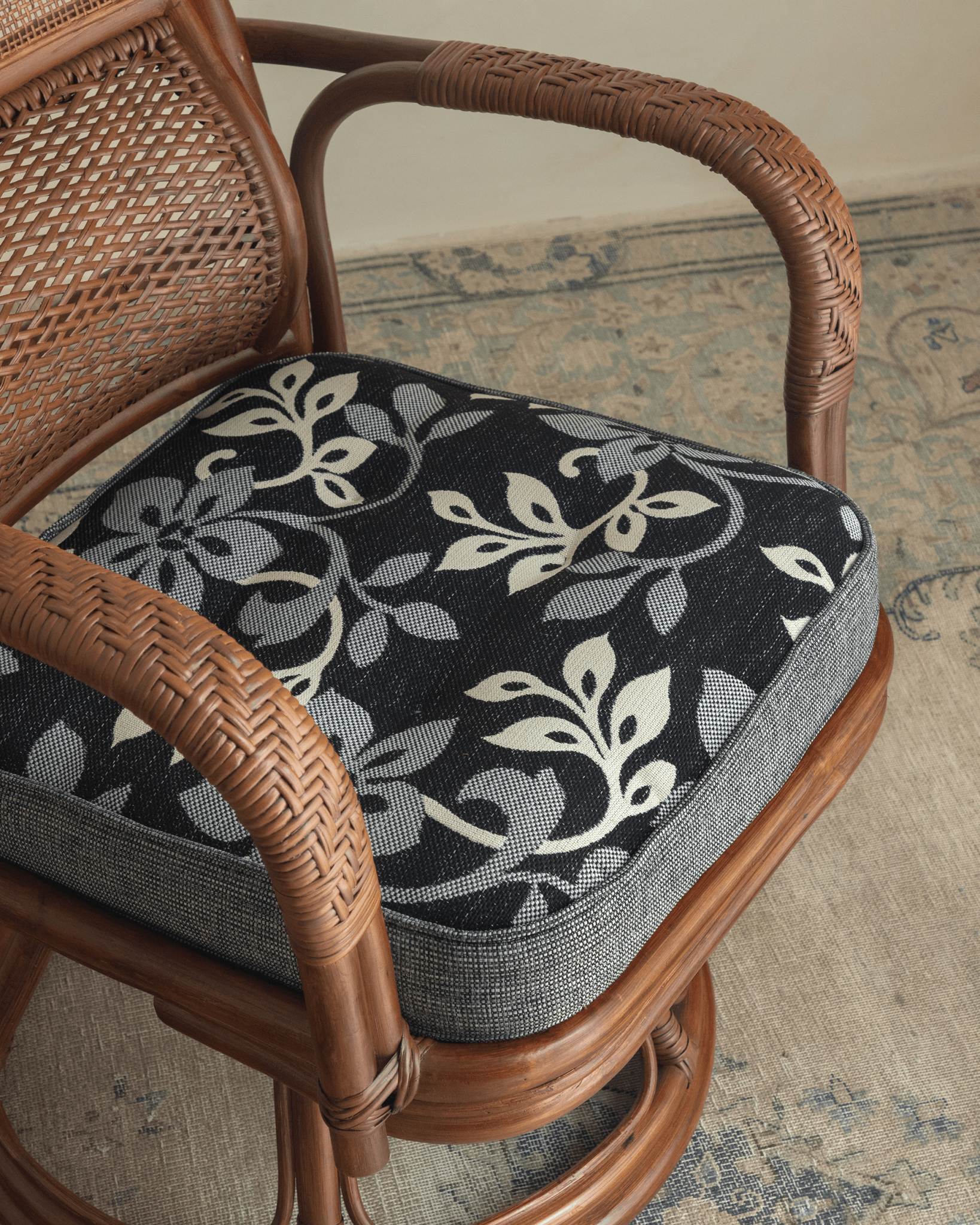 Gakusha Rattan Swivel Chair - ZM Home