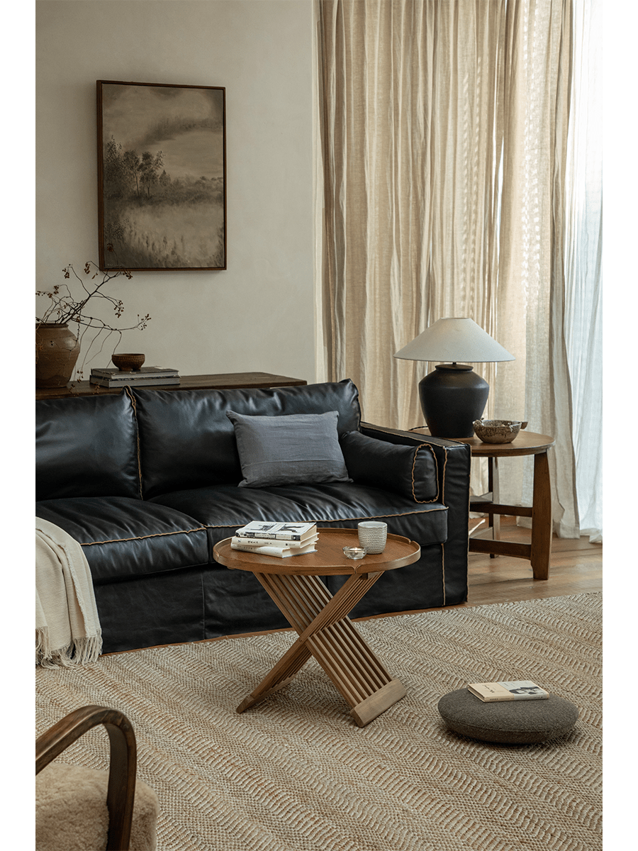 Folding Coffee Table with Tabletop - ZM Home