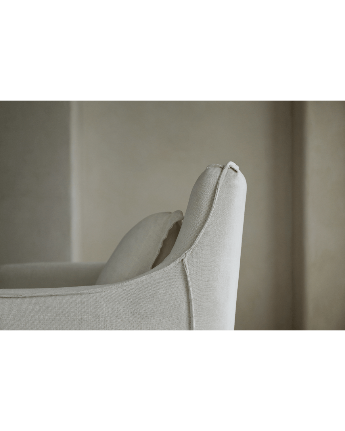 Sola Slipcovered Armchair - ZM Home
