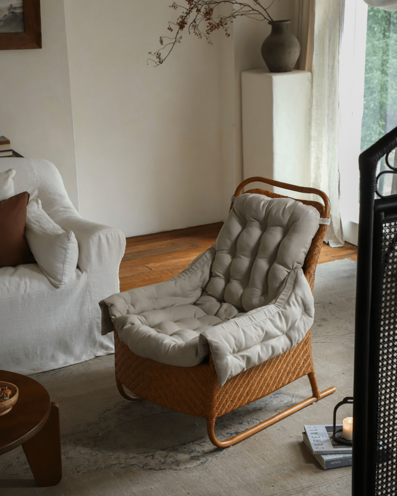 Sled Rattan Lounge Chair - ZM Home