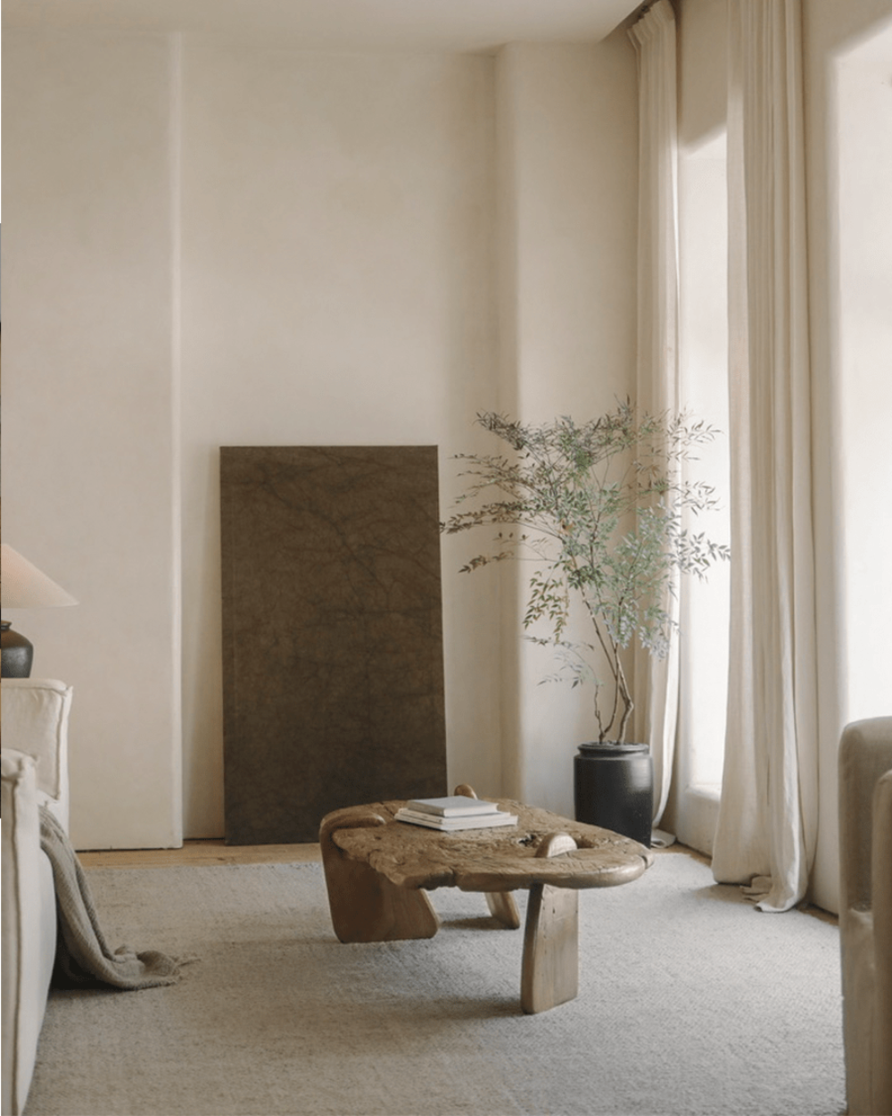 Rustic Driftwood Coffee Table - ZM Home