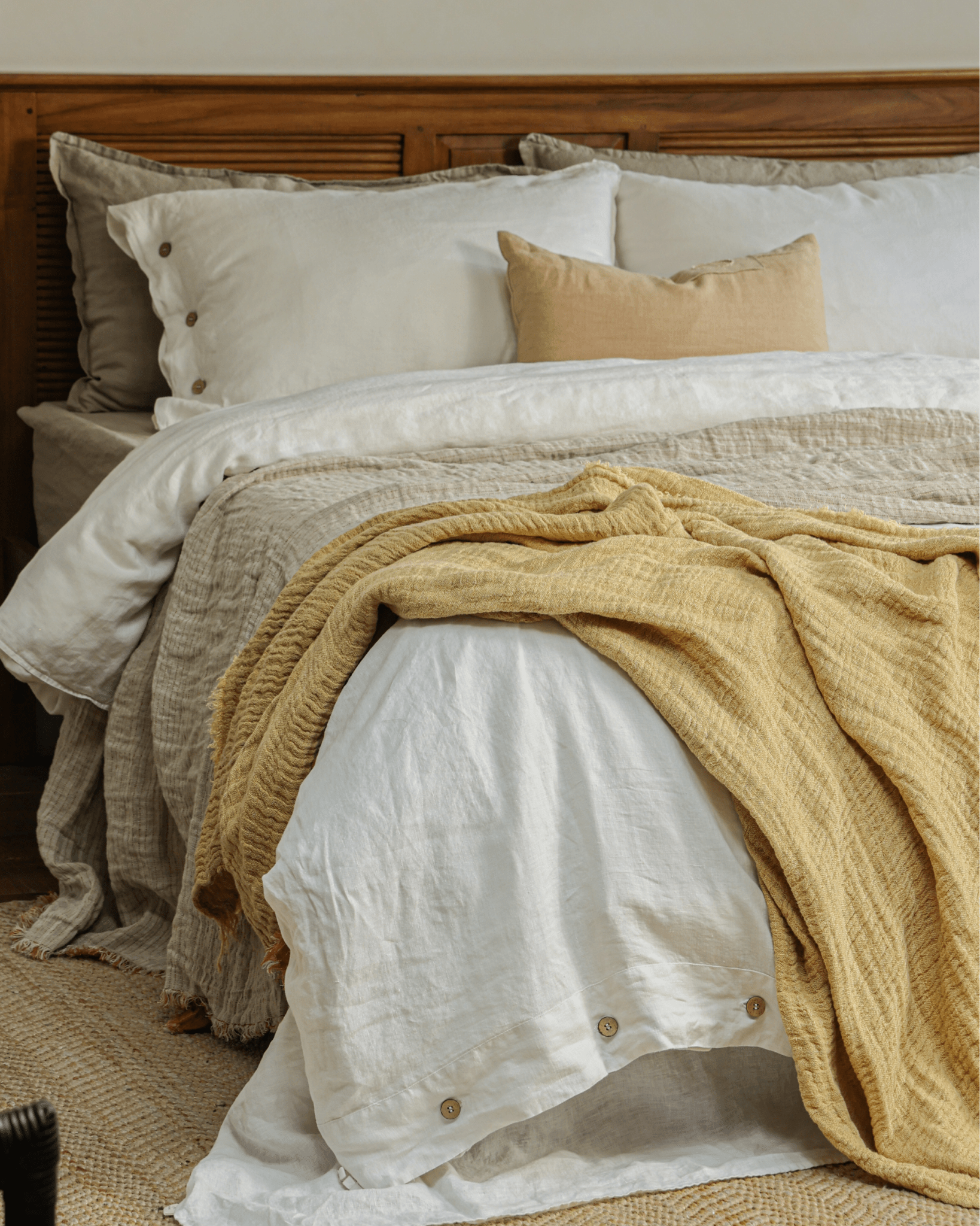 Serene Linen Bedding Set - ZM Home