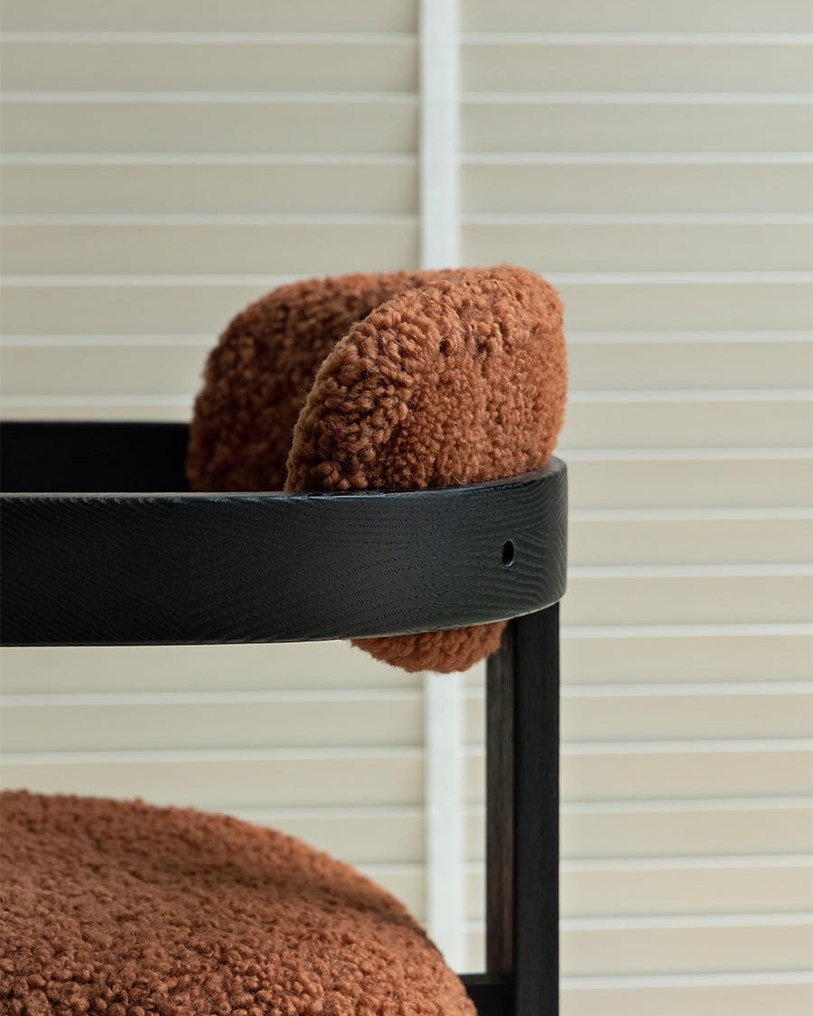 Pamplona Shearling Chair - ZM Home