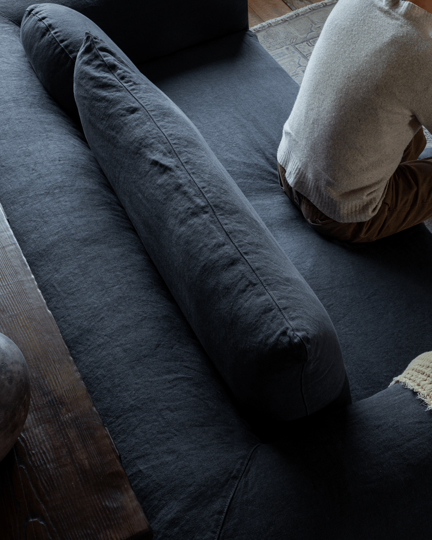 Domu Natural Slipcover Sofa - ZM Home
