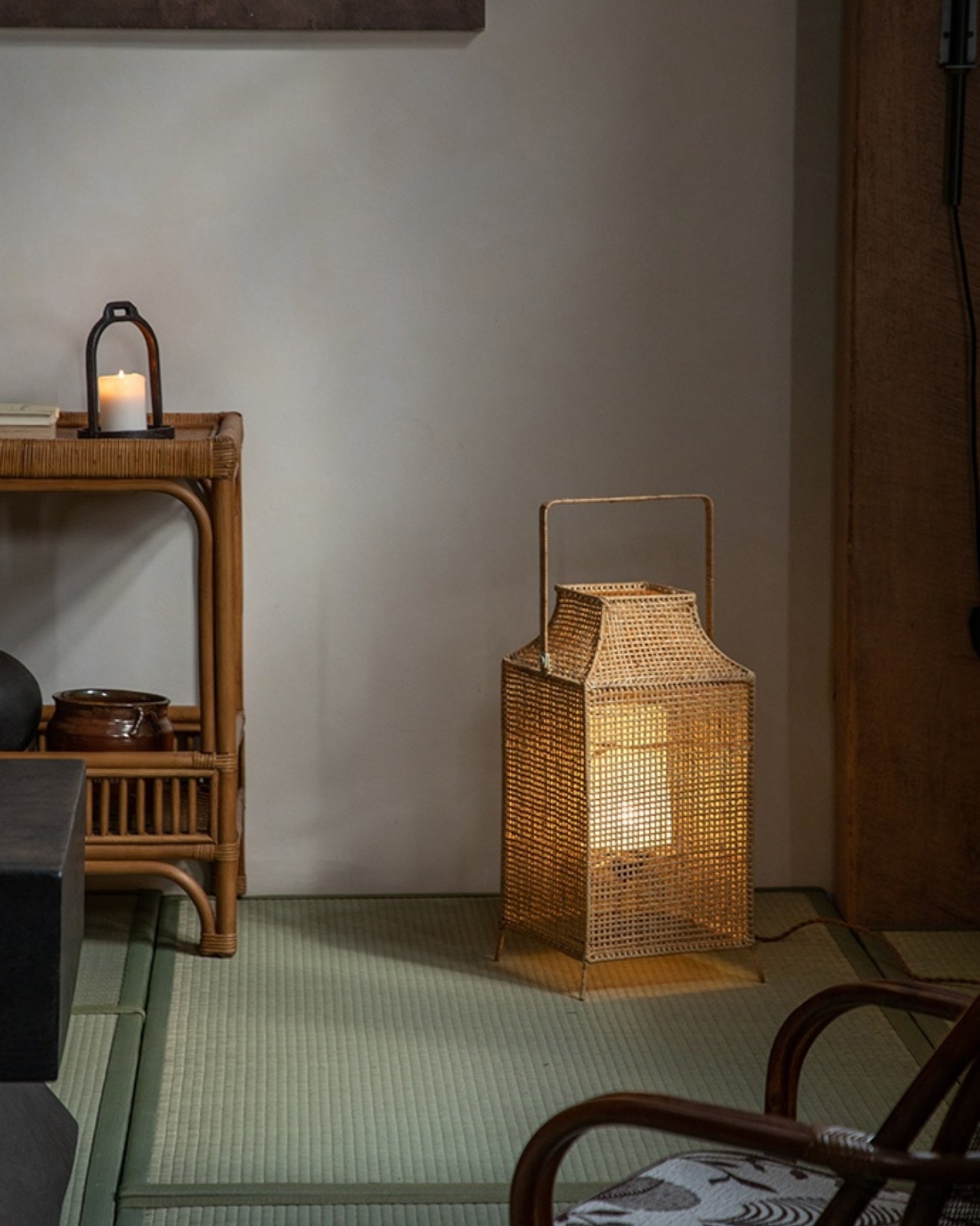 Lyra Rattan Lantern
