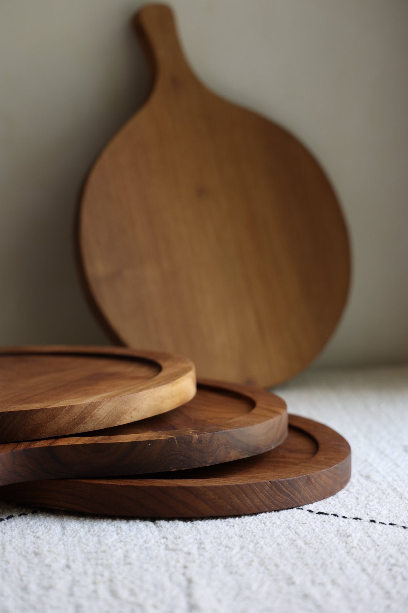 Handcrafted Teak Wood Butcher Block, Wooden cutting boards for kitchen chopping and serving